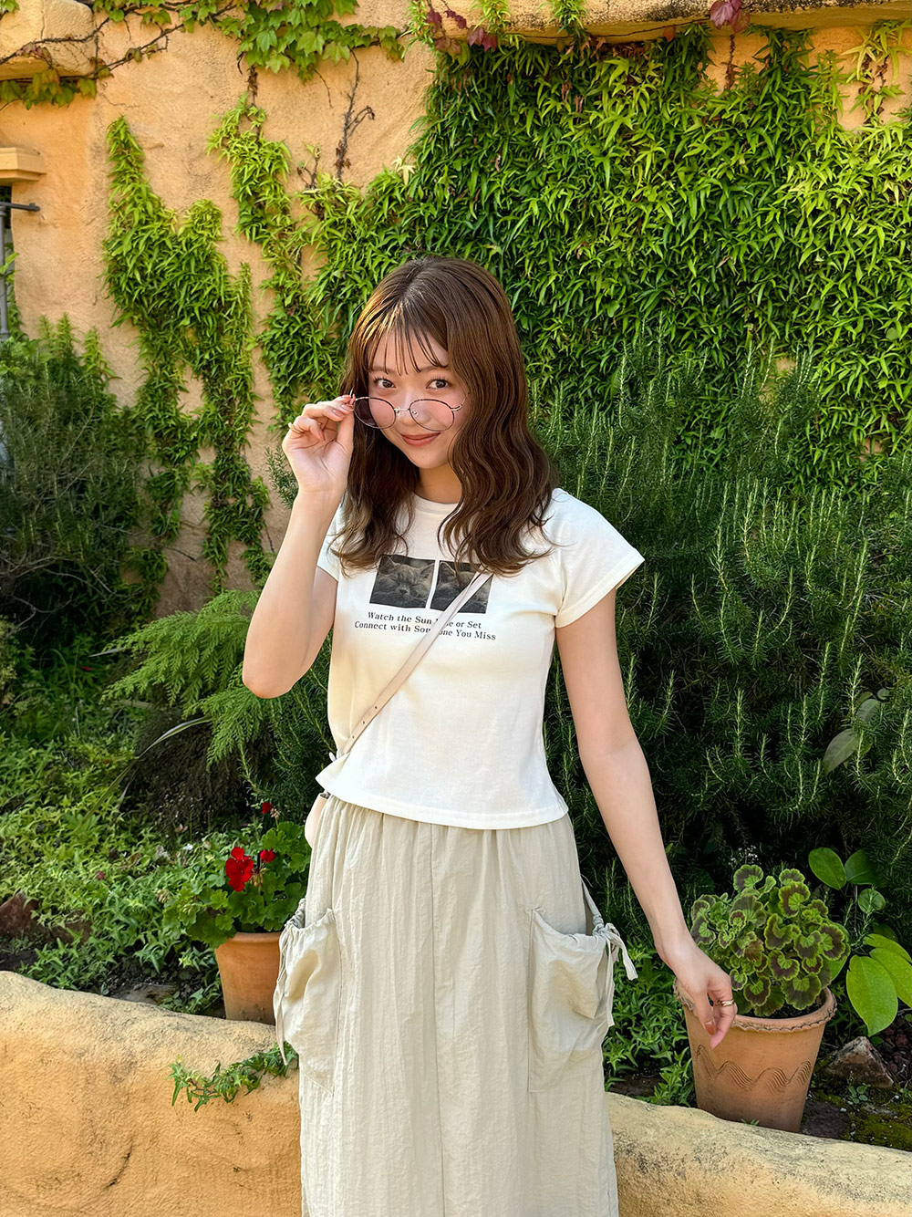 キャットプリントラグランTシャツ | 詳細画像5
