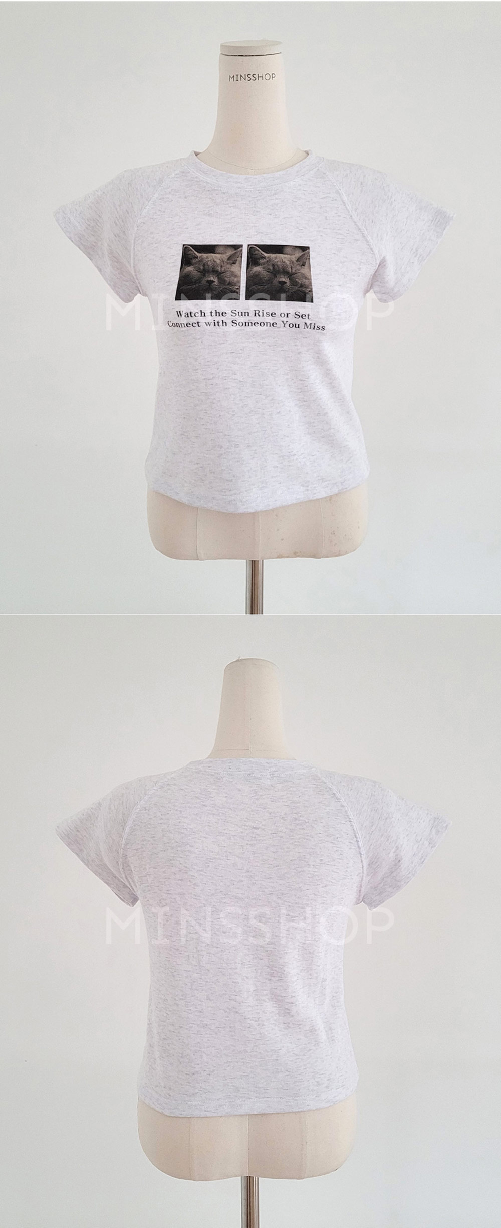 キャットプリントラグランTシャツ | 詳細画像18