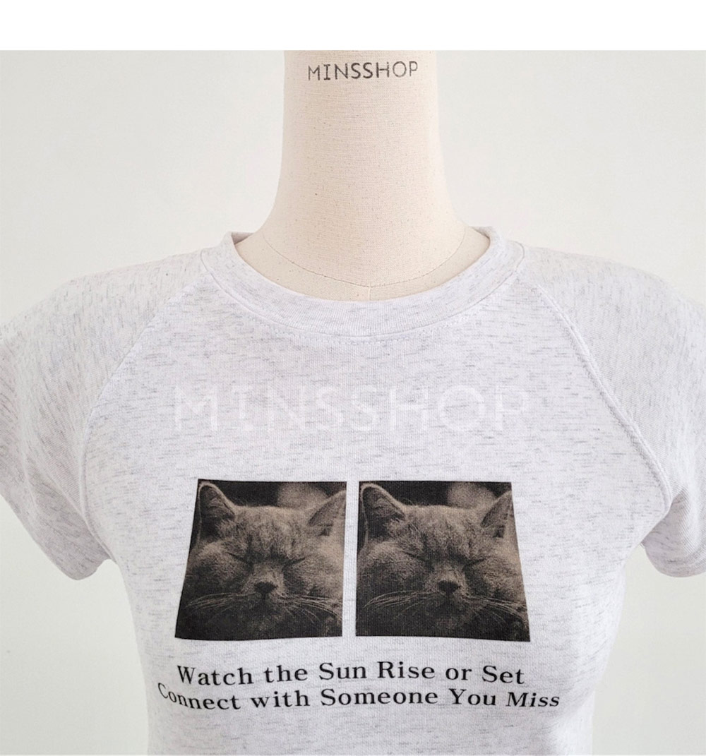 キャットプリントラグランTシャツ | 詳細画像19