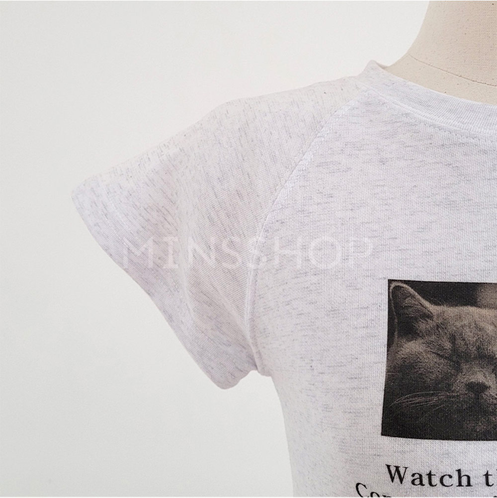 キャットプリントラグランTシャツ | 詳細画像20