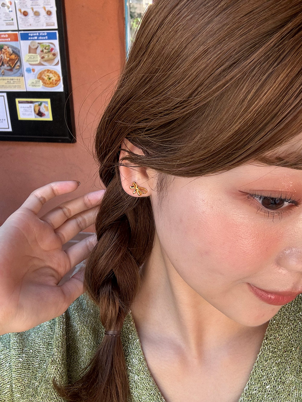ニュアンスリボンピアス | 詳細画像9
