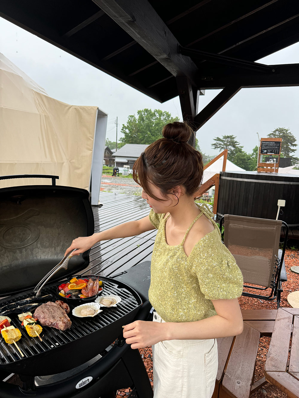 ホルターパフカラーミックスニット | 詳細画像4