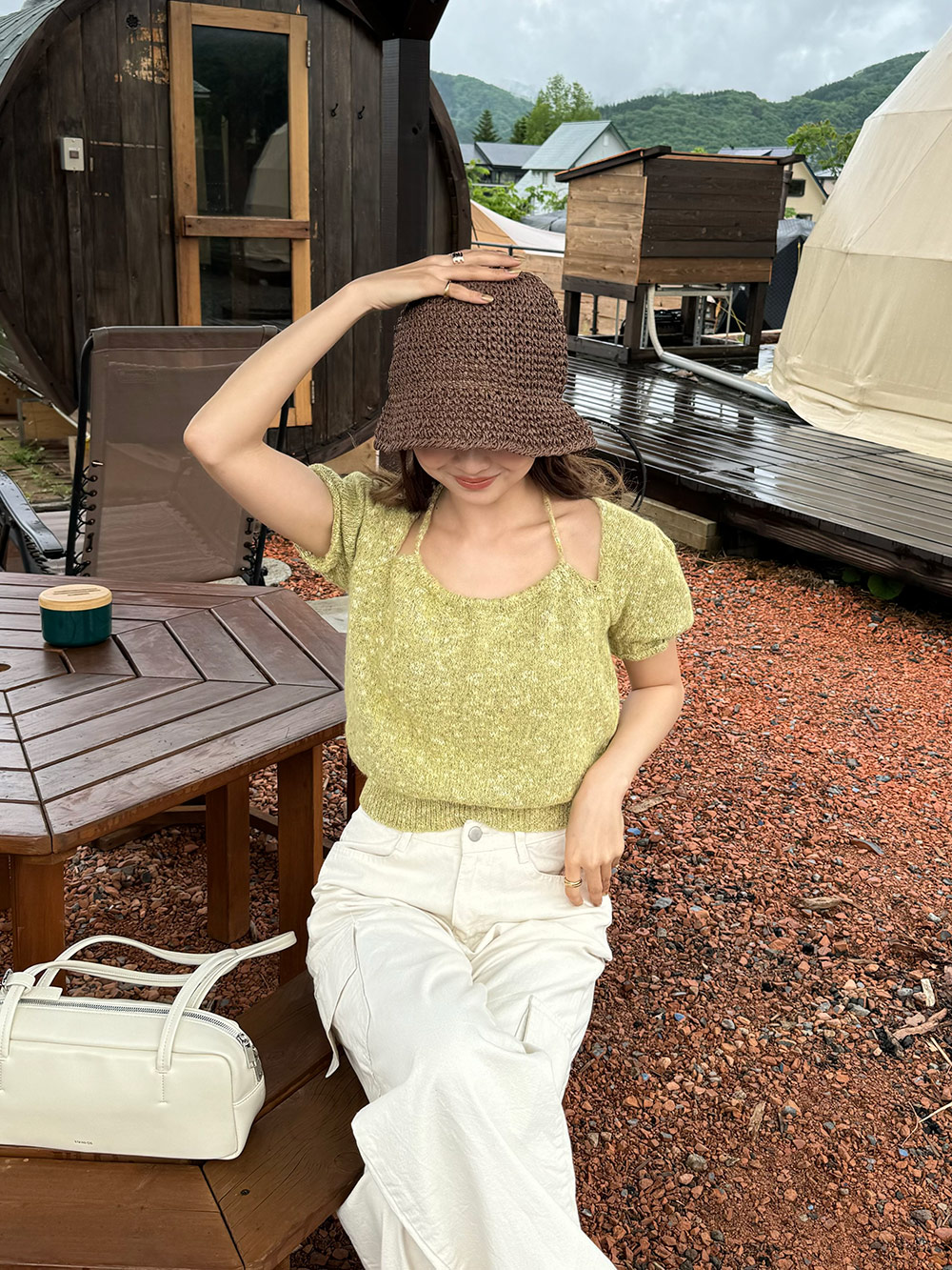 ホルターパフカラーミックスニット | 詳細画像8