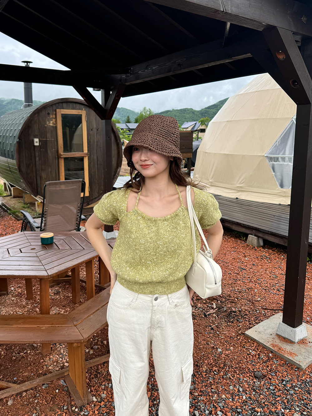 ホルターパフカラーミックスニット | 詳細画像9