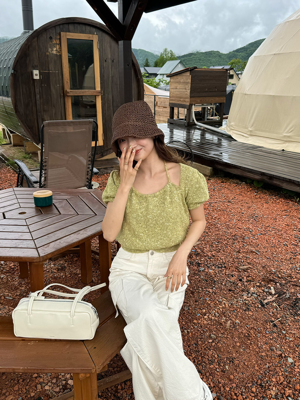 ホルターパフカラーミックスニット | 詳細画像10