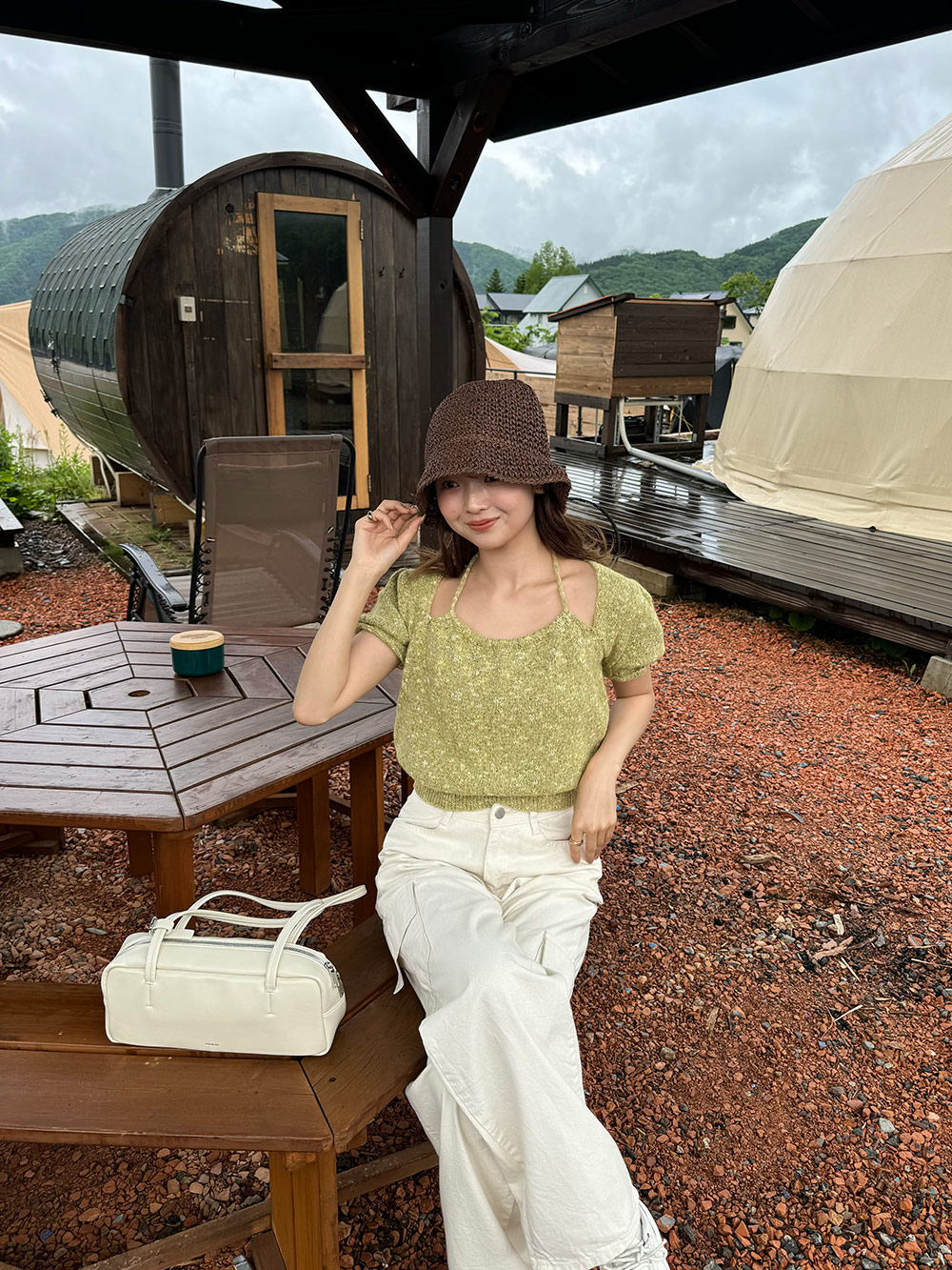 ホルターパフカラーミックスニット | 詳細画像17