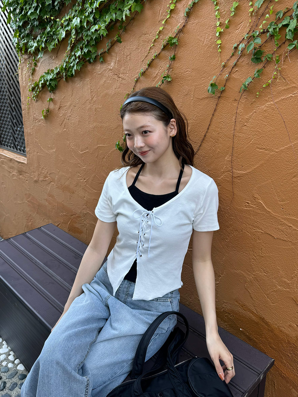 キャミ＆レースアップTシャツSET | 詳細画像6