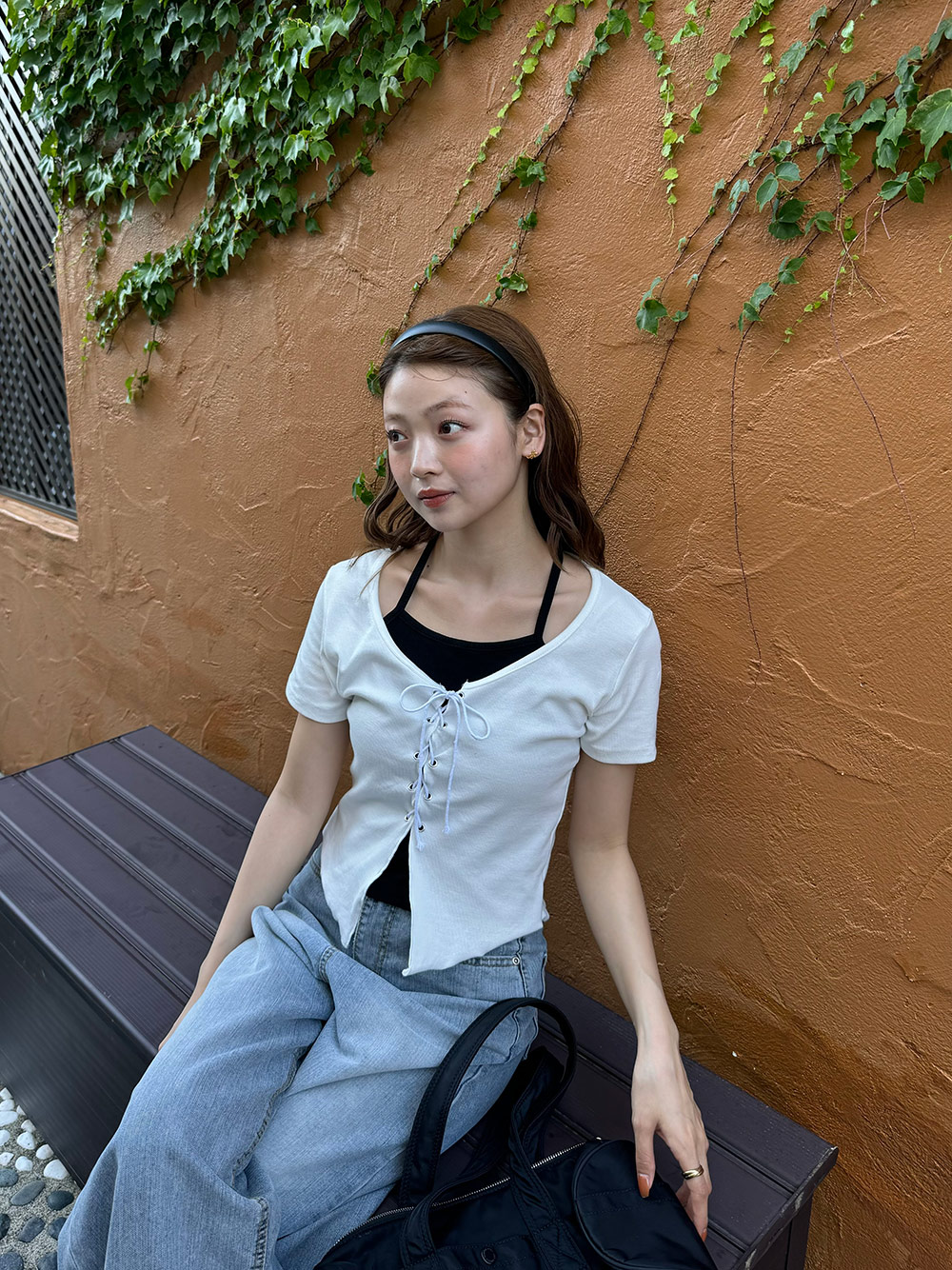 キャミ＆レースアップTシャツSET | 詳細画像9