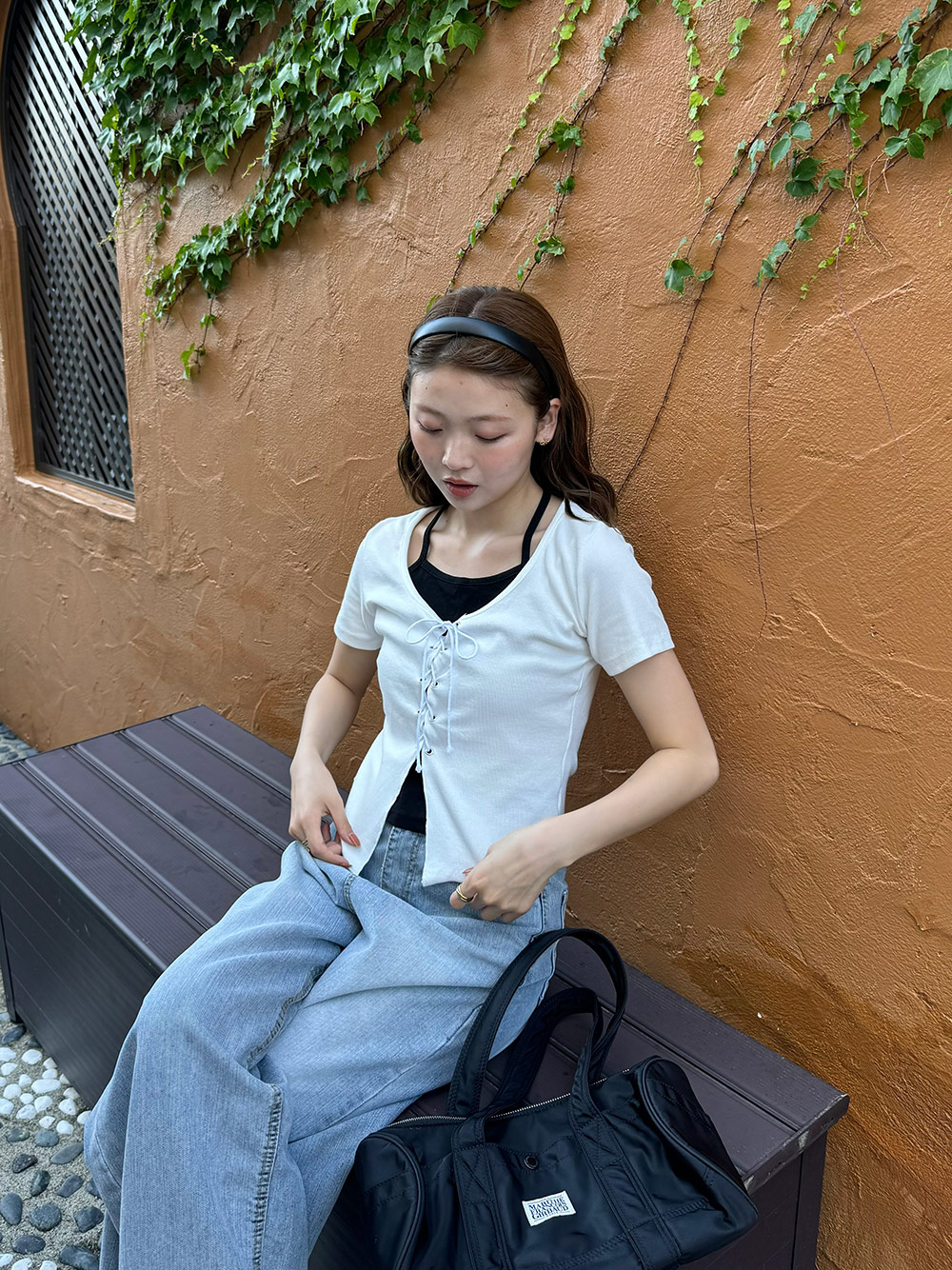 キャミ＆レースアップTシャツSET | 詳細画像10