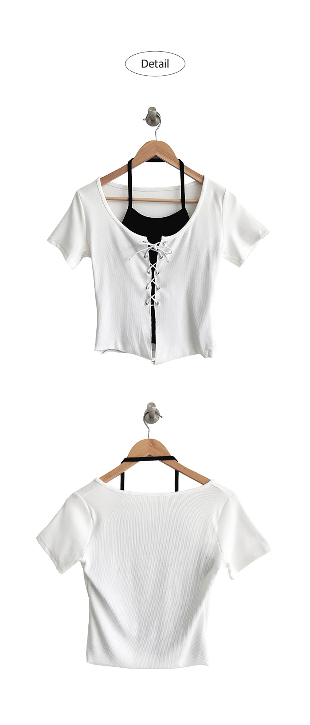 キャミ＆レースアップTシャツSET | 詳細画像19