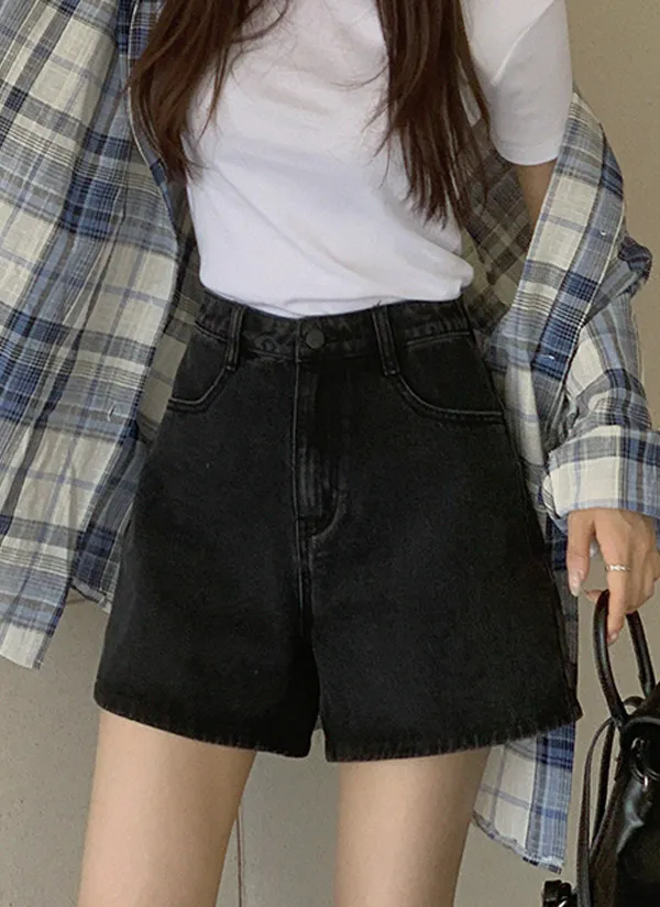 5Colorsショートデニムパンツ | fromiss | 詳細画像1
