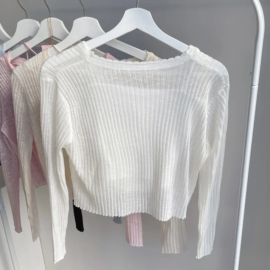 カップ付シフォンキャミ&カーディガンSET | mirangmirang | 詳細画像50