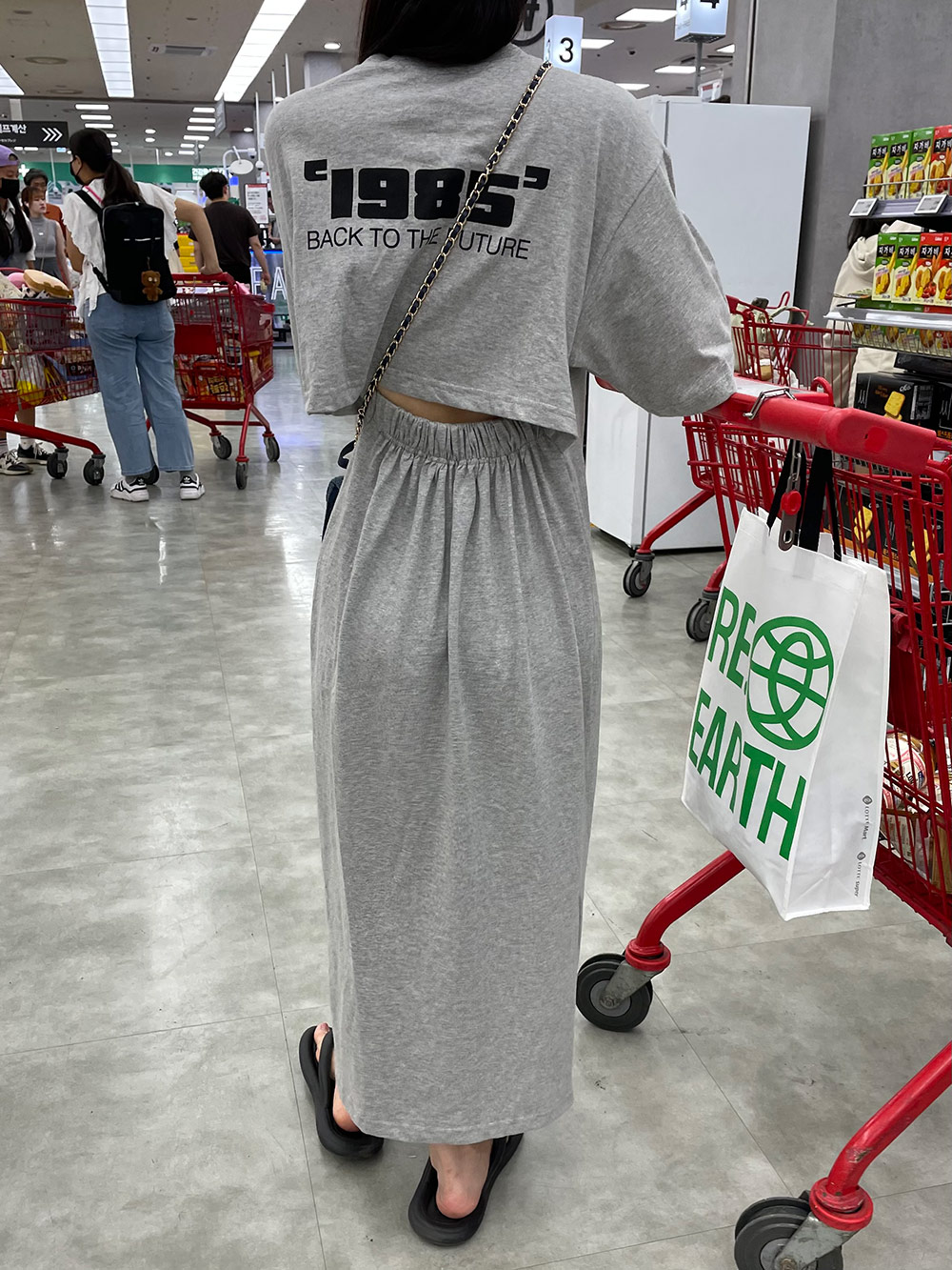 ロゴバックスリットワンピース | 詳細画像7