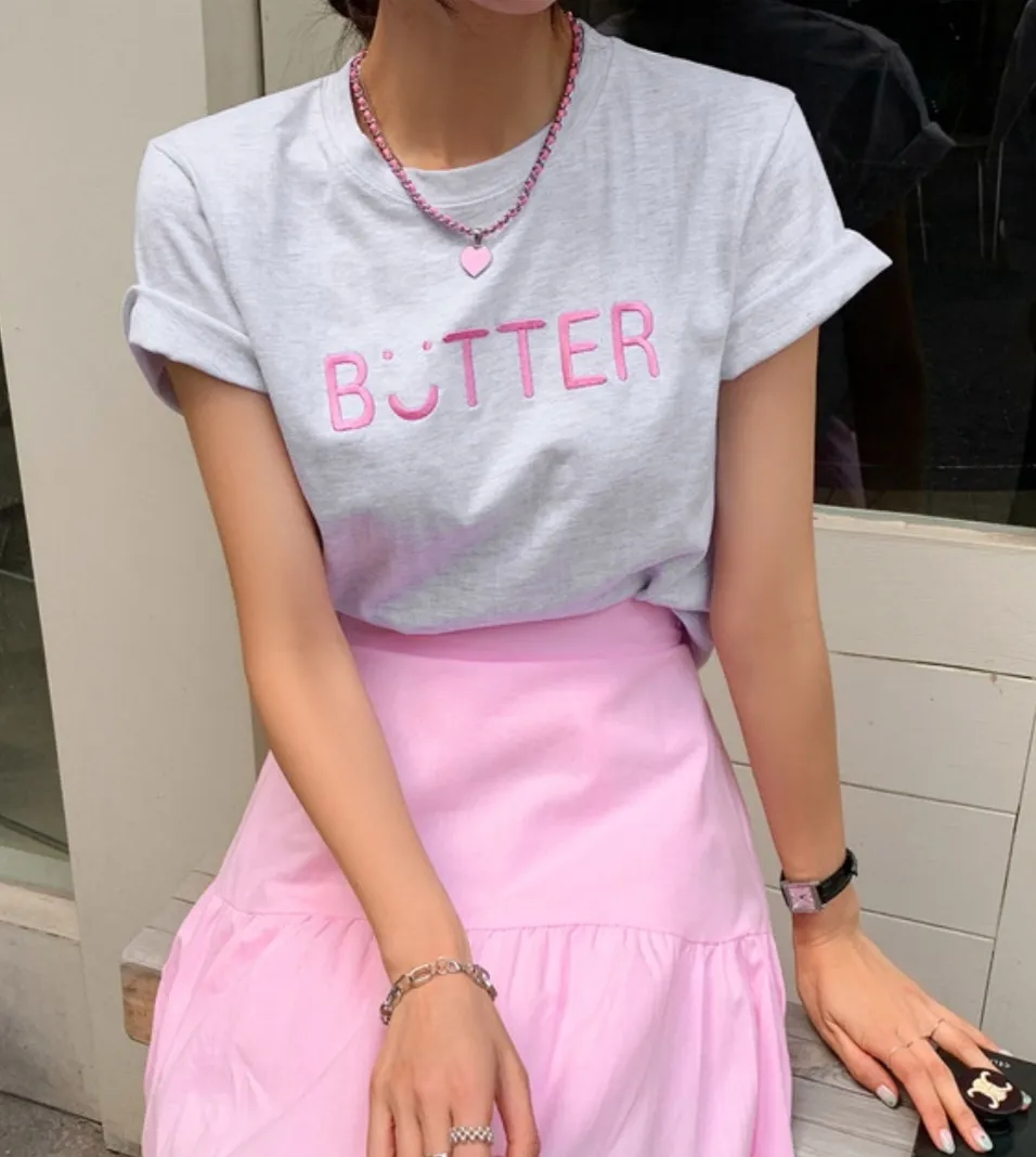 スマイルBUTTER半袖Tシャツ | 詳細画像1