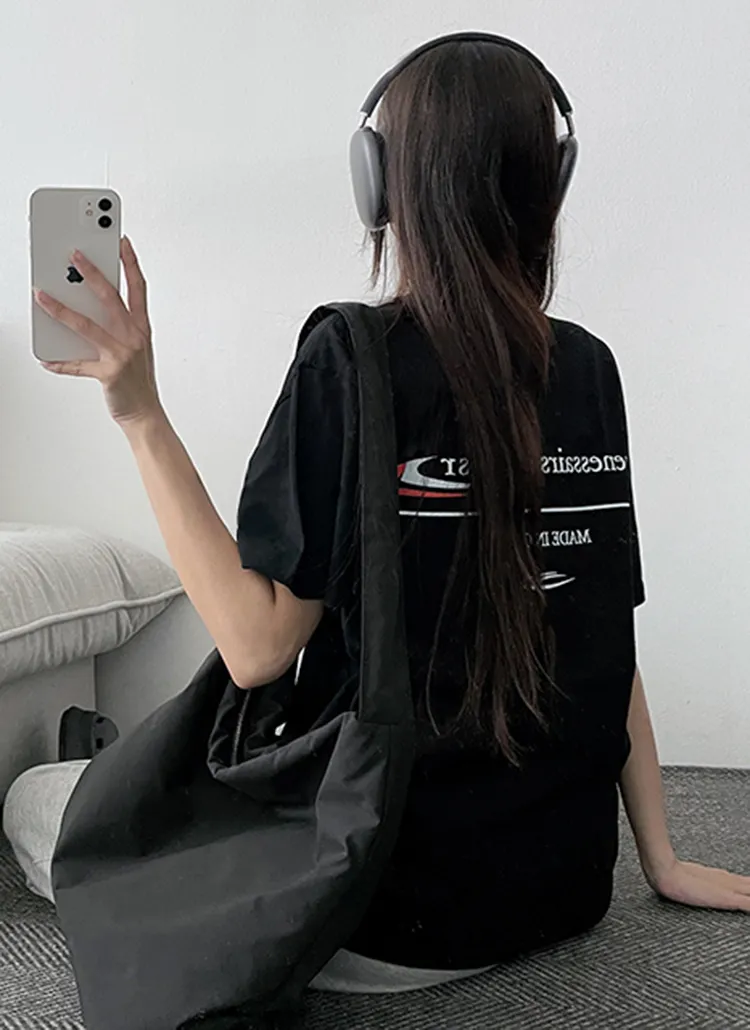 ロゴポイント半袖Tシャツ | hijjoo | 詳細画像1