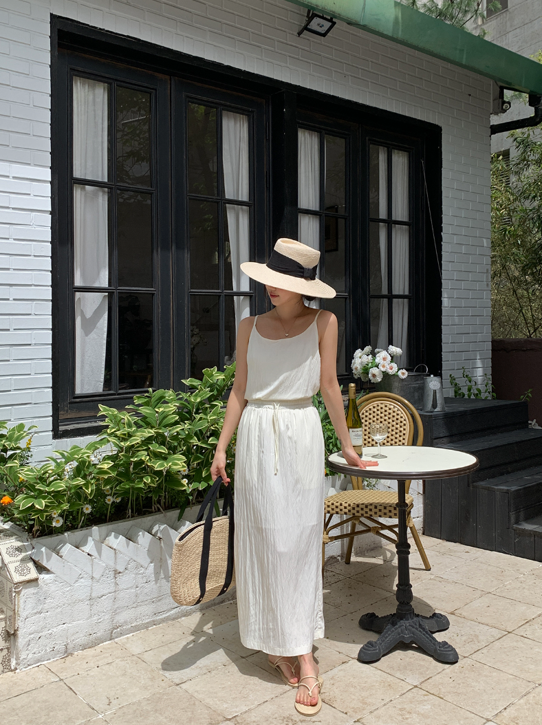 ナイロン混キャミソール&ドロストスカートSET | 詳細画像7