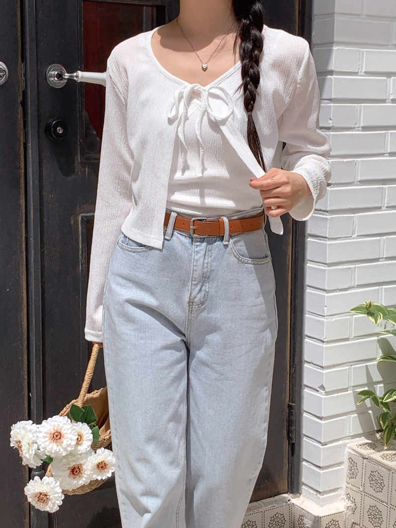 リンクルキャミソール&リボンカーディガンSET | 詳細画像5