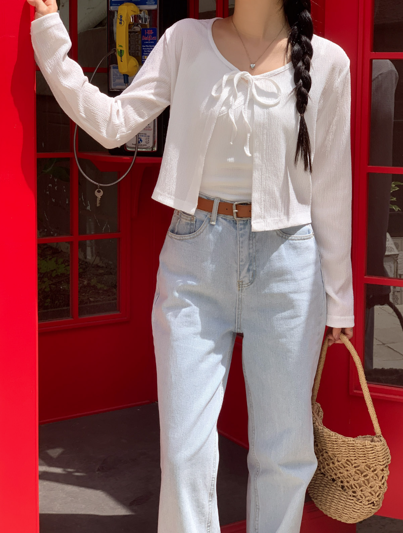 リンクルキャミソール&リボンカーディガンSET | 詳細画像9