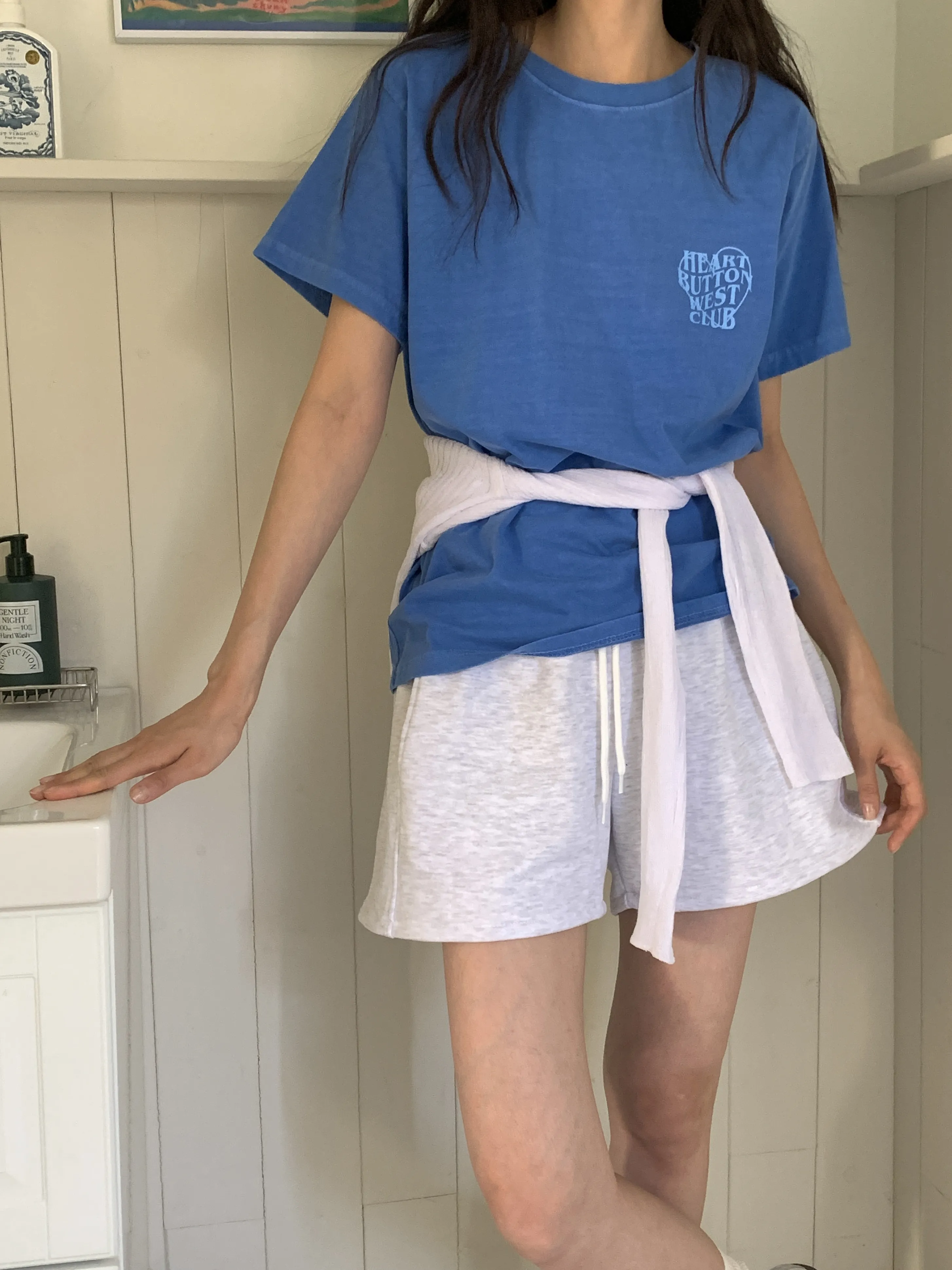 ハートロゴピグメント半袖Tシャツ | 詳細画像1