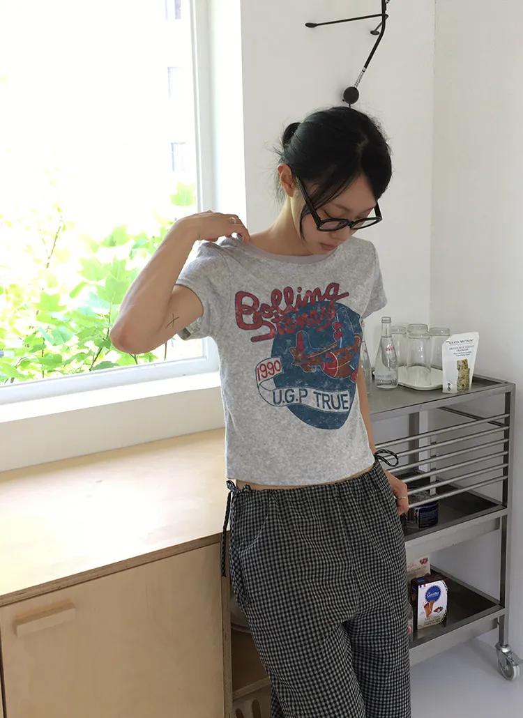 プリント半袖タオルTシャツ | WONDERWONDER | 詳細画像1