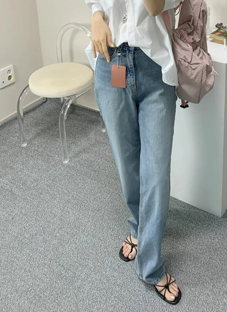 ルーズリサイクルコットンデニムパンツ | neutralmood | 詳細画像1