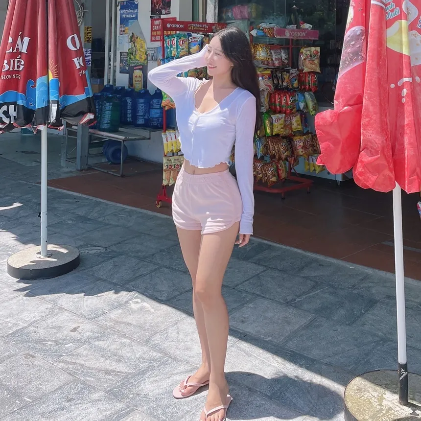 ショートトレーニングパンツ | mirangmirang | 詳細画像6