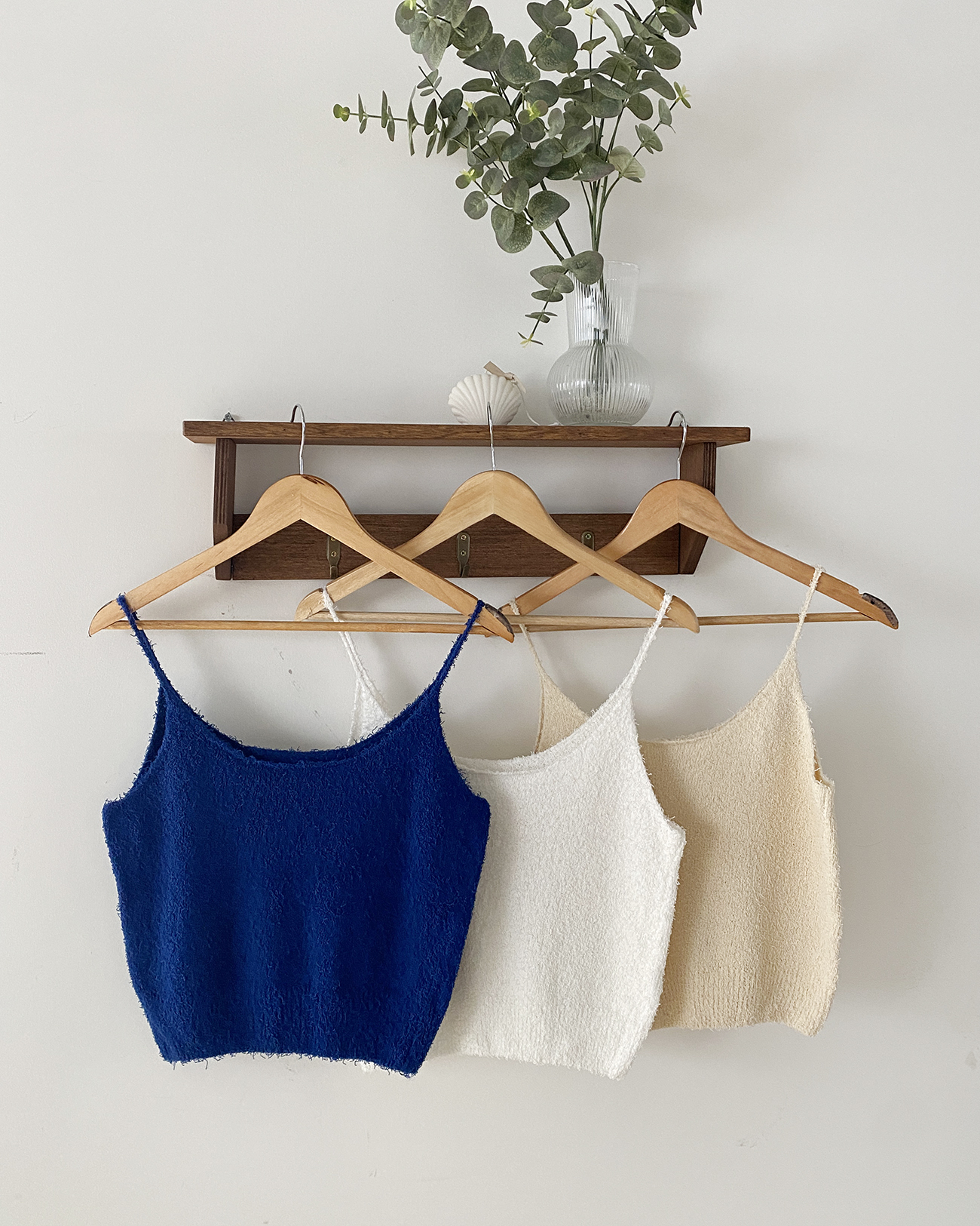 ラウンドネックファータッチクロップドキャミソール | 詳細画像13