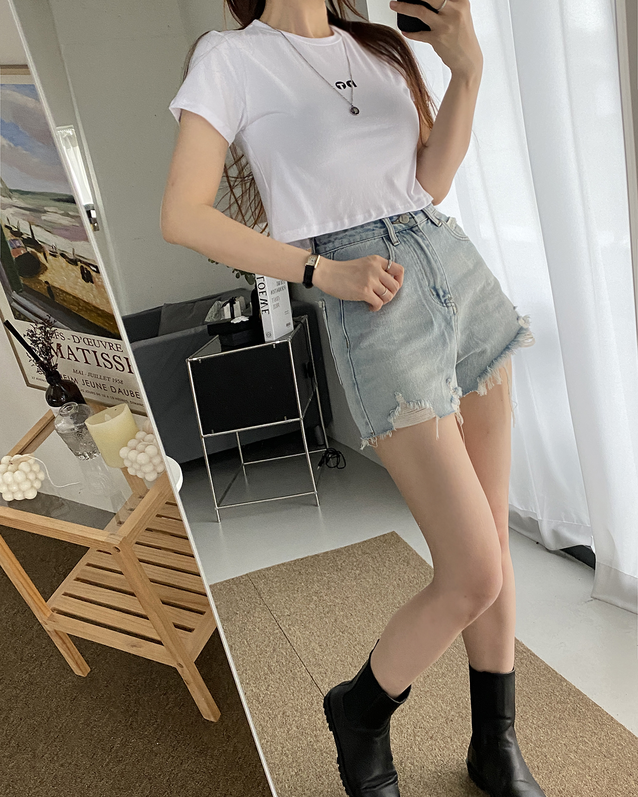 DTロゴクロップド半袖Tシャツ | 詳細画像5