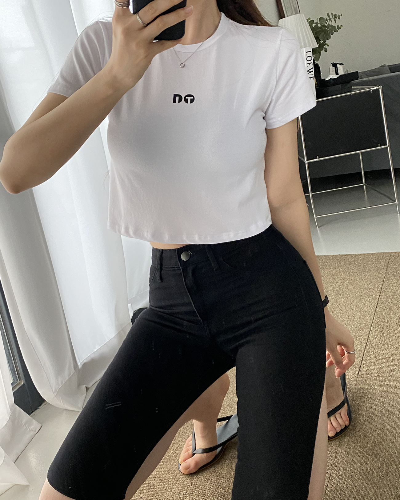 DTロゴクロップド半袖Tシャツ | 詳細画像6