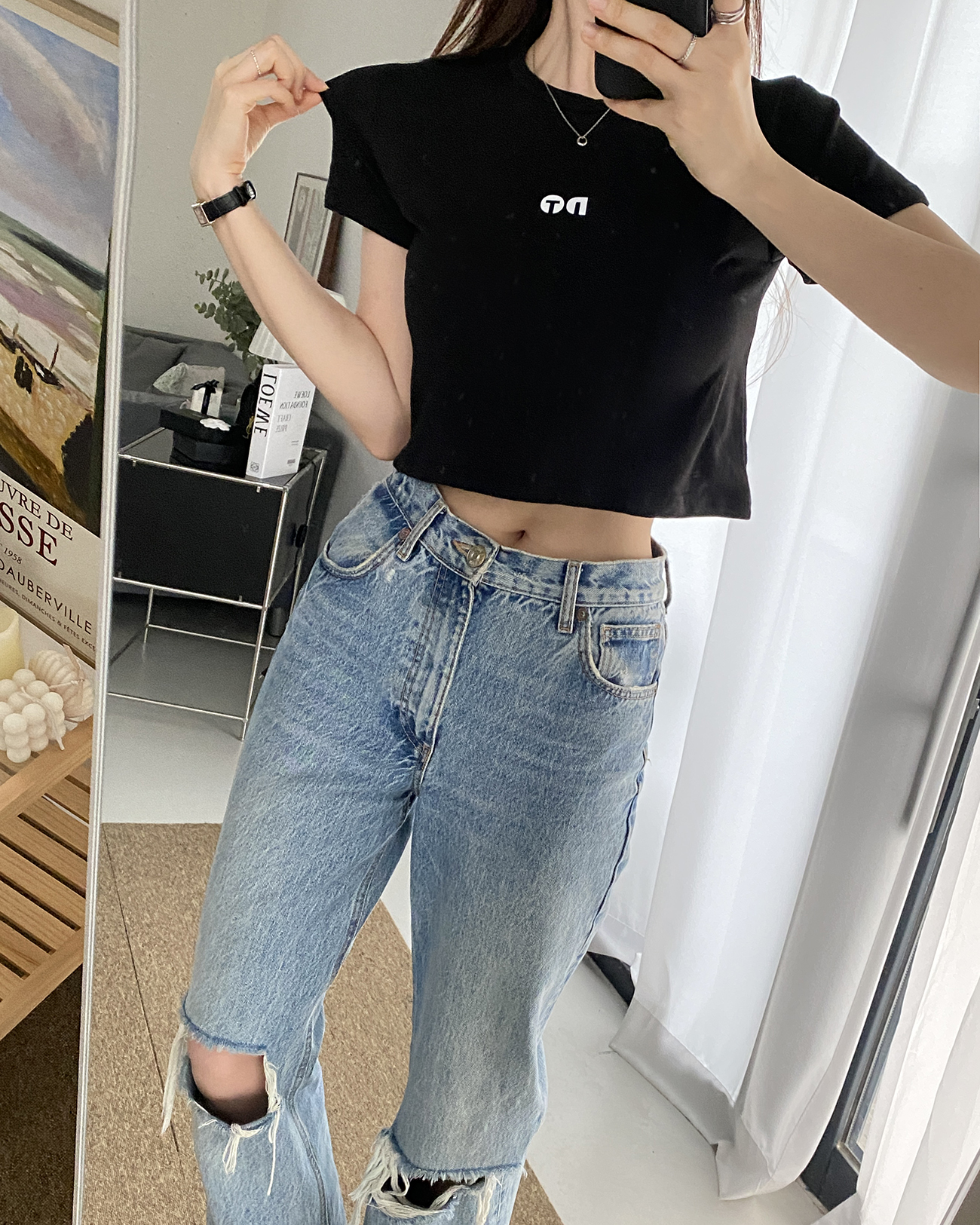DTロゴクロップド半袖Tシャツ | 詳細画像8