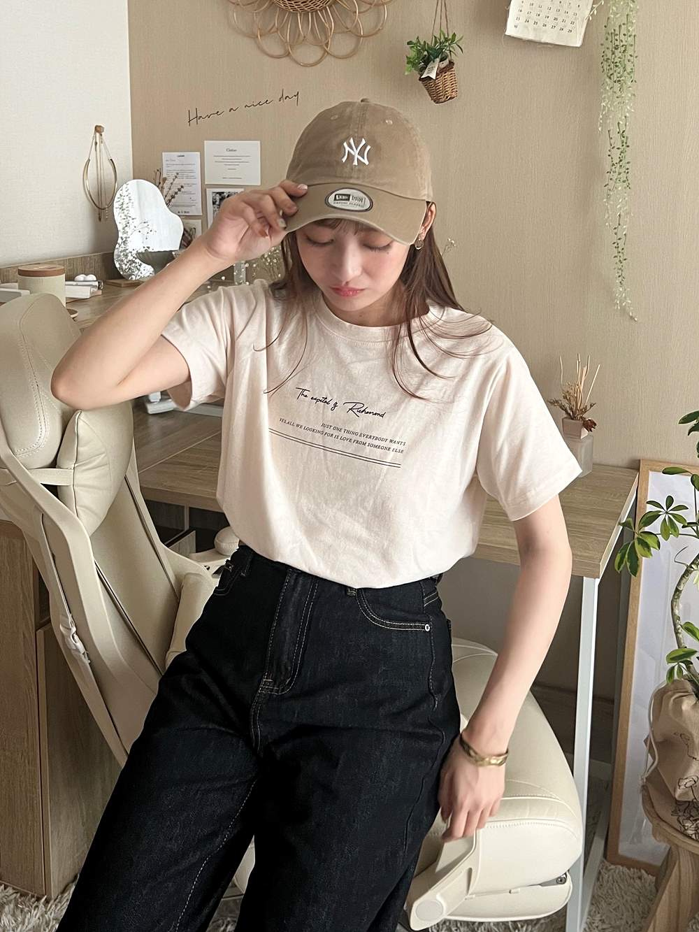 レタリング半袖Tシャツ | 詳細画像10