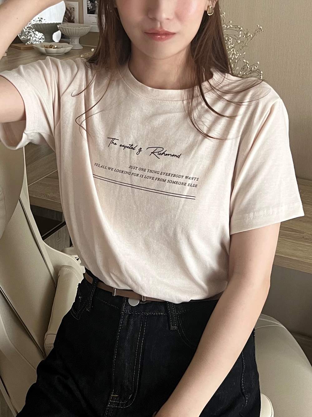 レタリング半袖Tシャツ | 詳細画像15