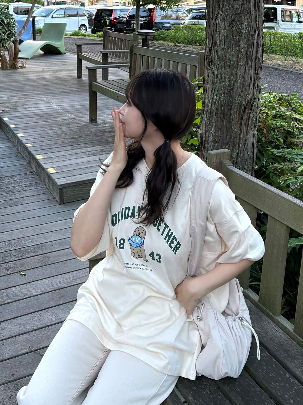 ドッグプリント半袖Tシャツ | 詳細画像13