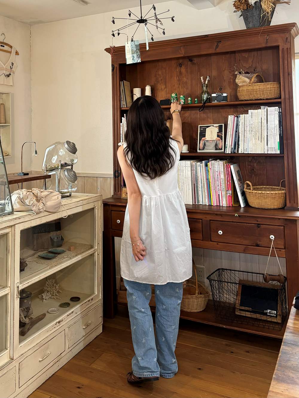 リボン装飾ノースリーブミニワンピース リボンノースリーブミニワンピース | レディースファッション