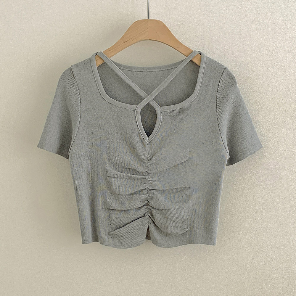 クロスストラップシャーリングTシャツ | 詳細画像17