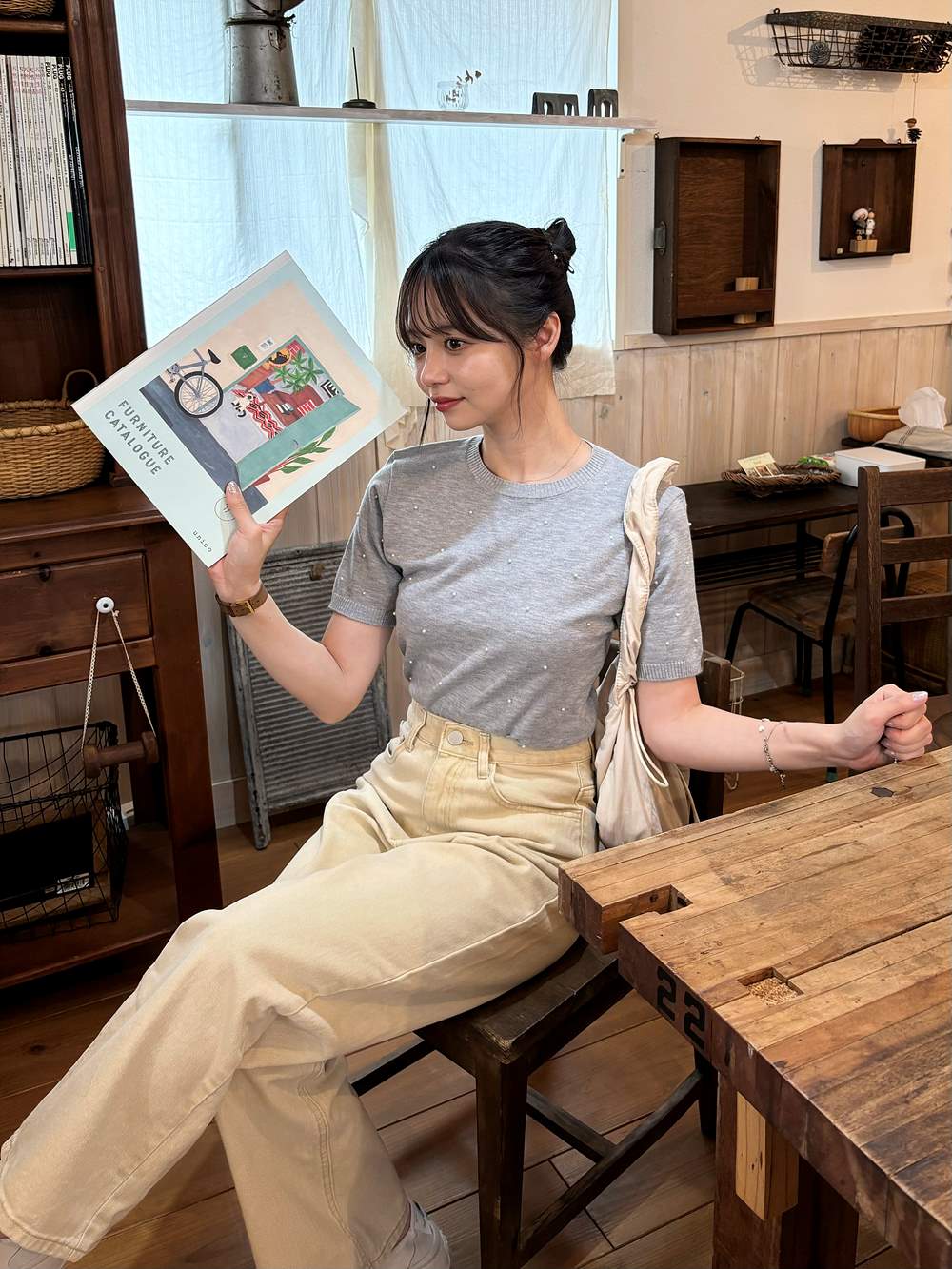 エコパール半袖ニット | 詳細画像5