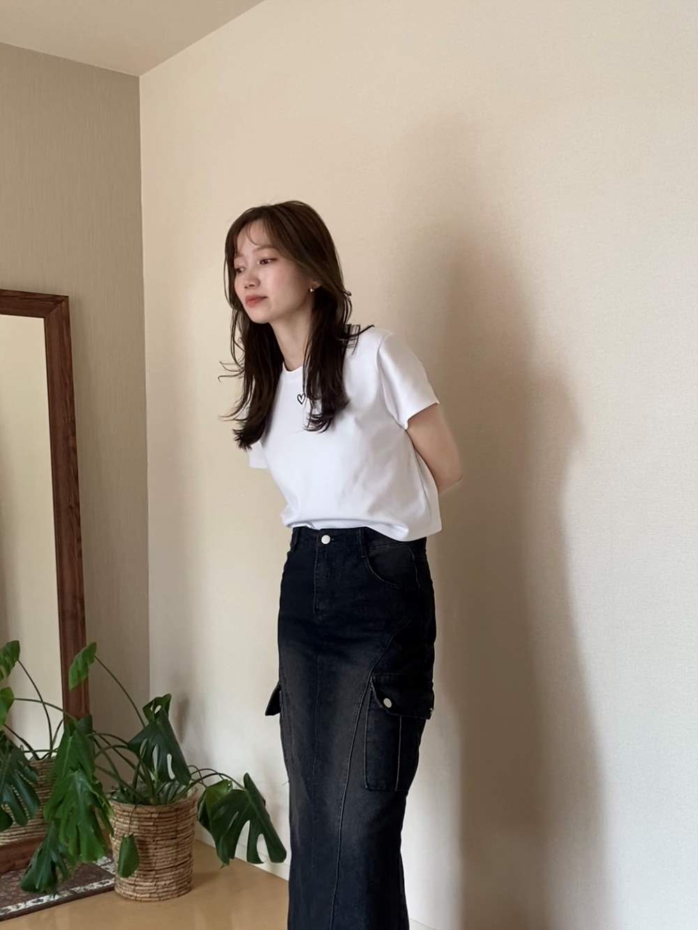 ミニハートプリント半袖Tシャツ | 詳細画像10
