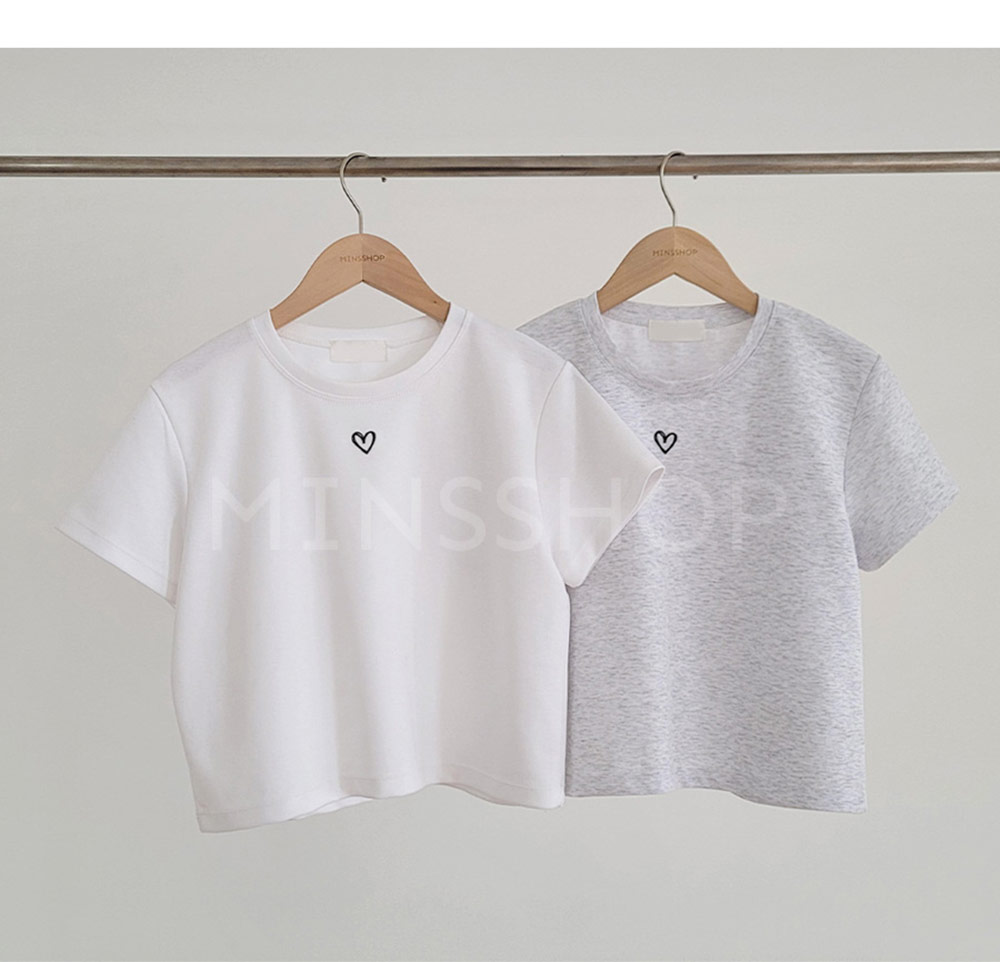 ミニハートプリント半袖Tシャツ | 詳細画像19