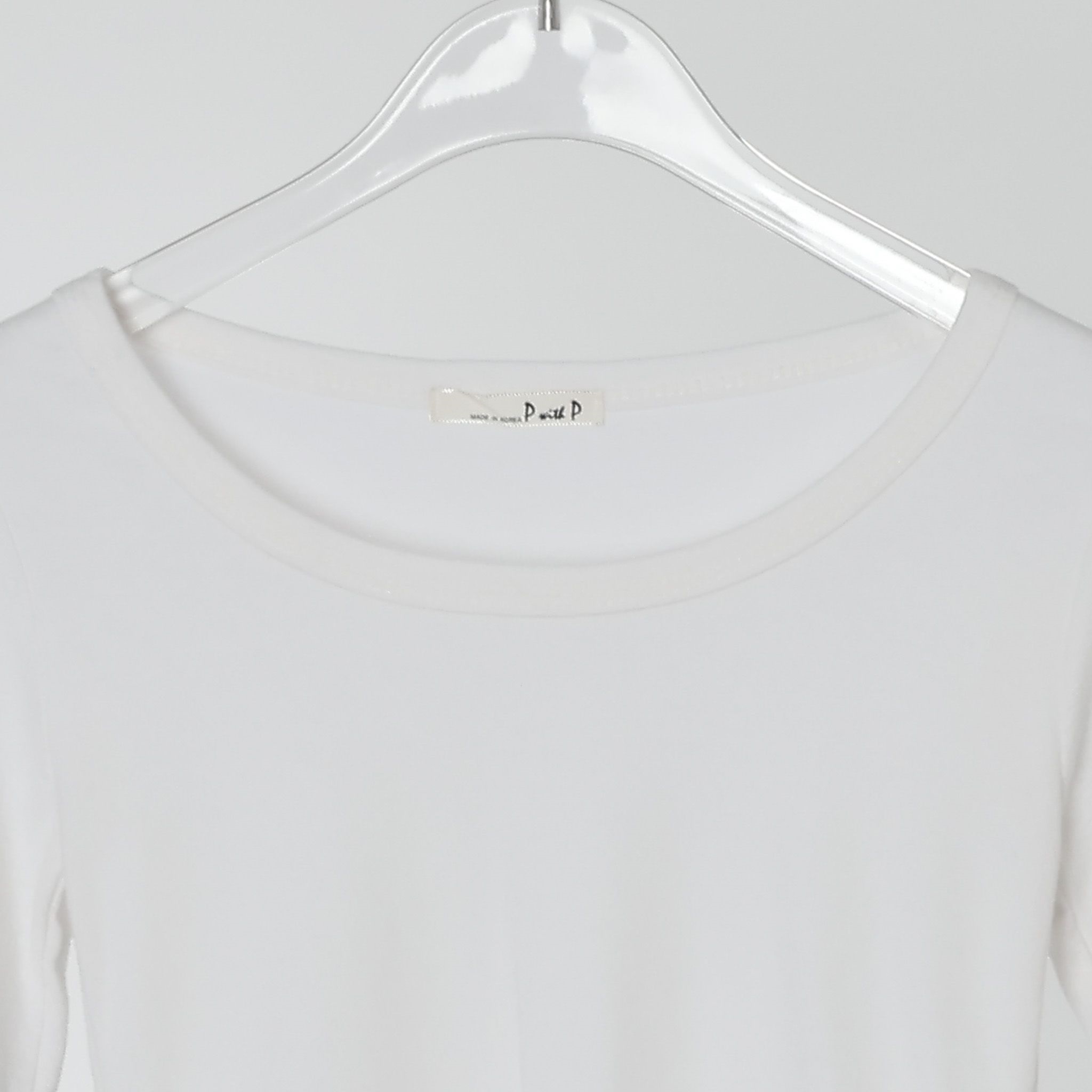 Uネッククロップドスリム長袖Tシャツ | 詳細画像17