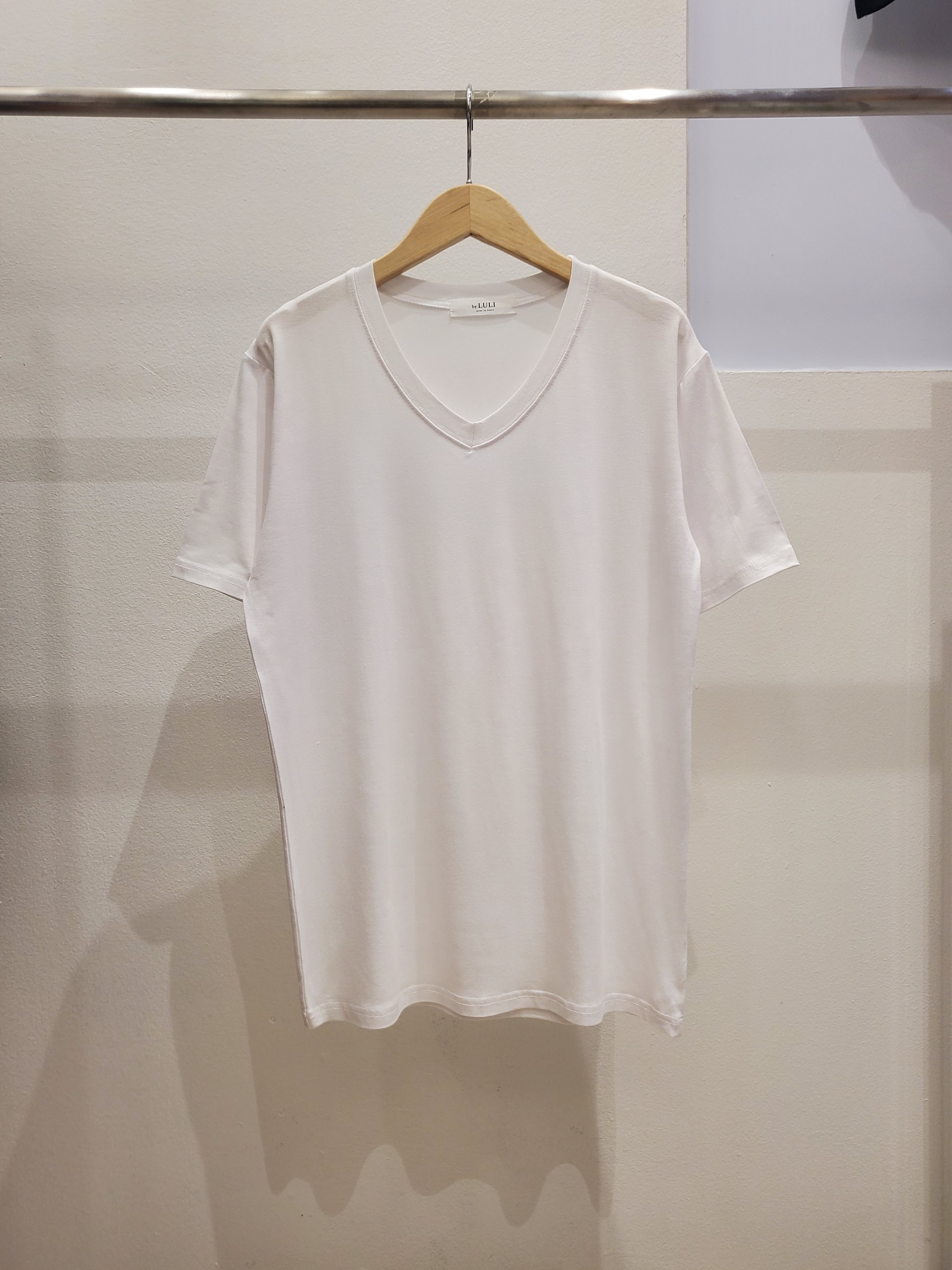 Vネックシアー半袖Tシャツ | 詳細画像12