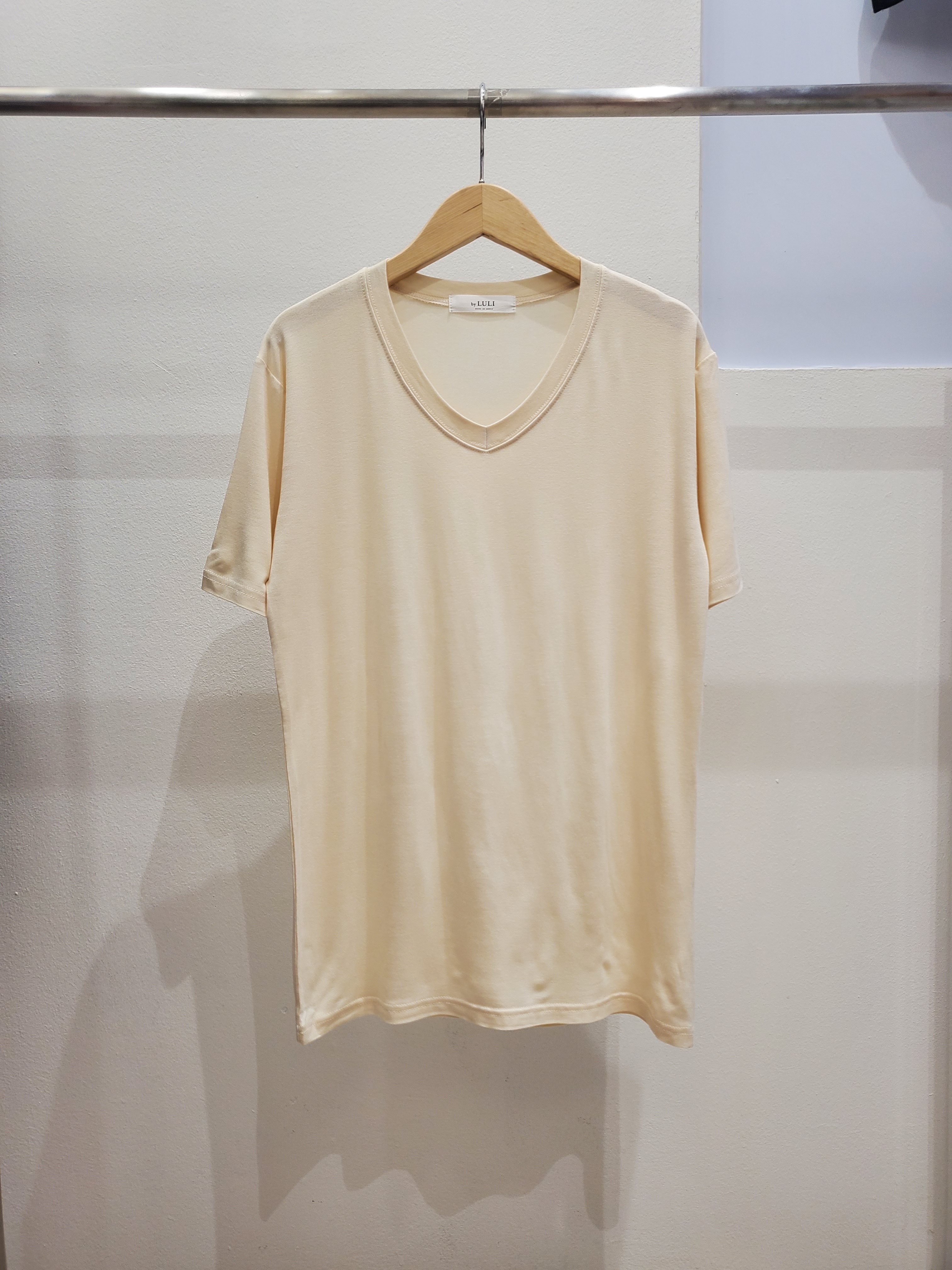 Vネックシアー半袖Tシャツ | 詳細画像13