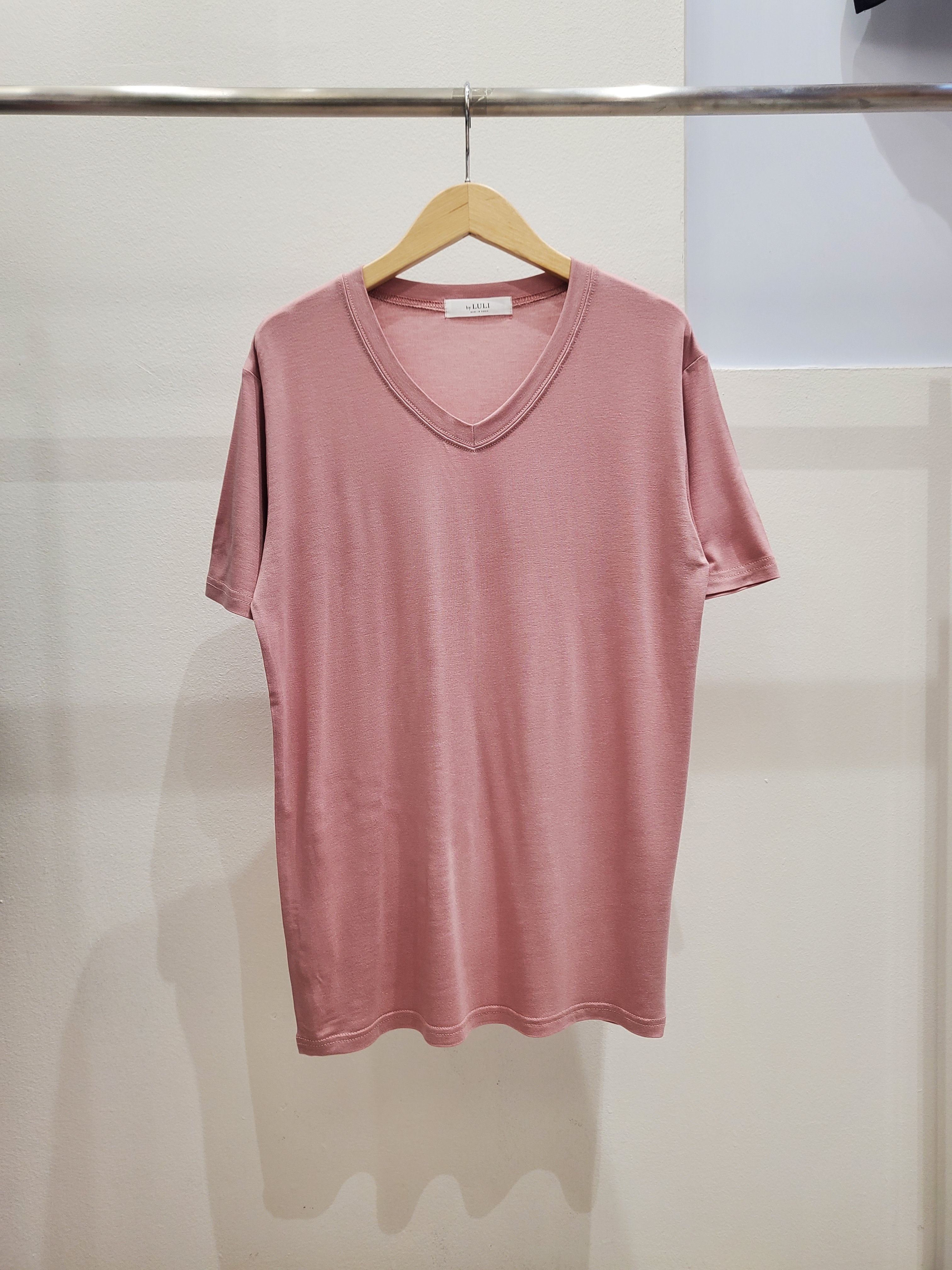 Vネックシアー半袖Tシャツ | 詳細画像15