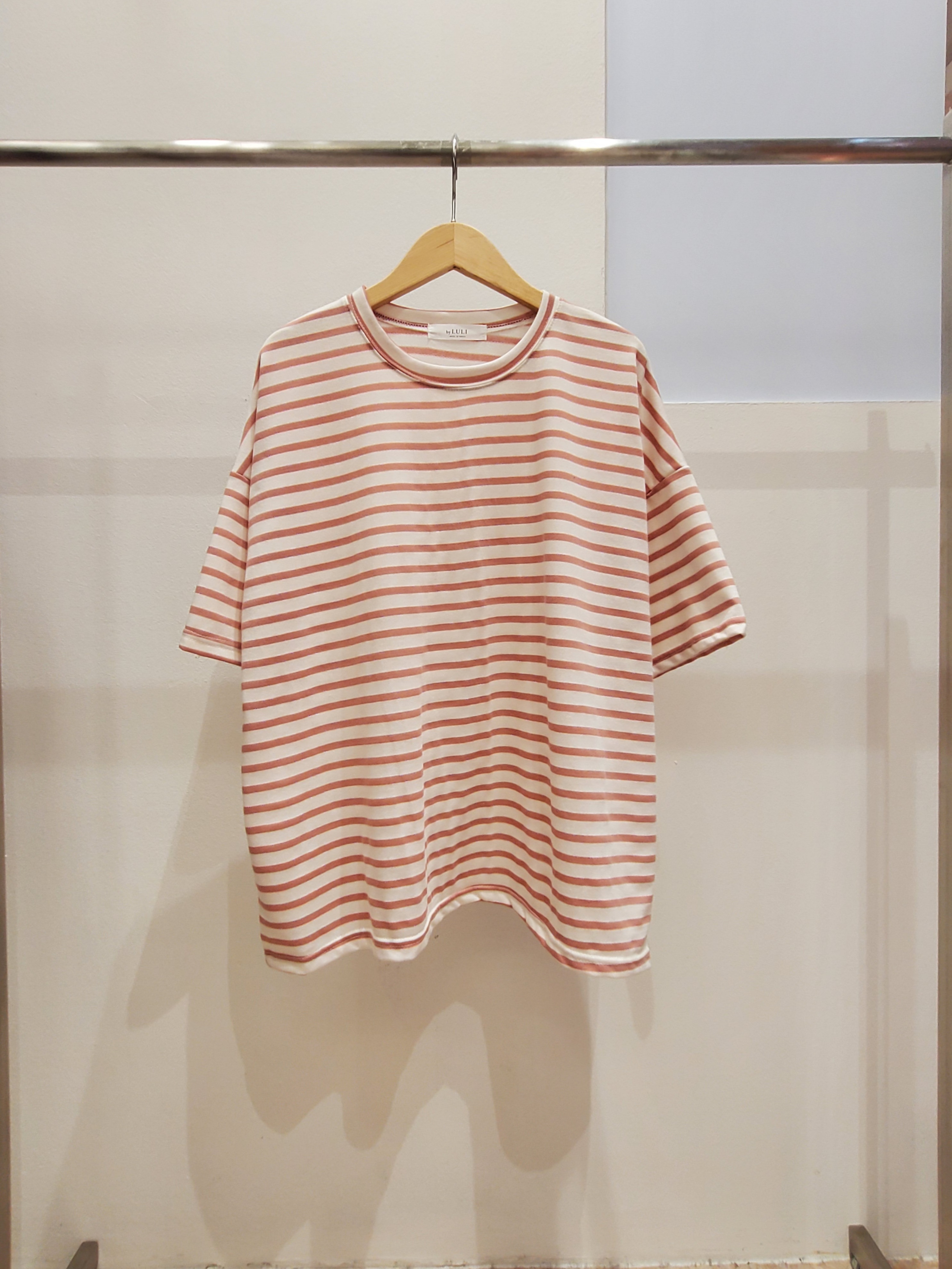 ドロップショルダーボーダー半袖Tシャツ | 詳細画像14