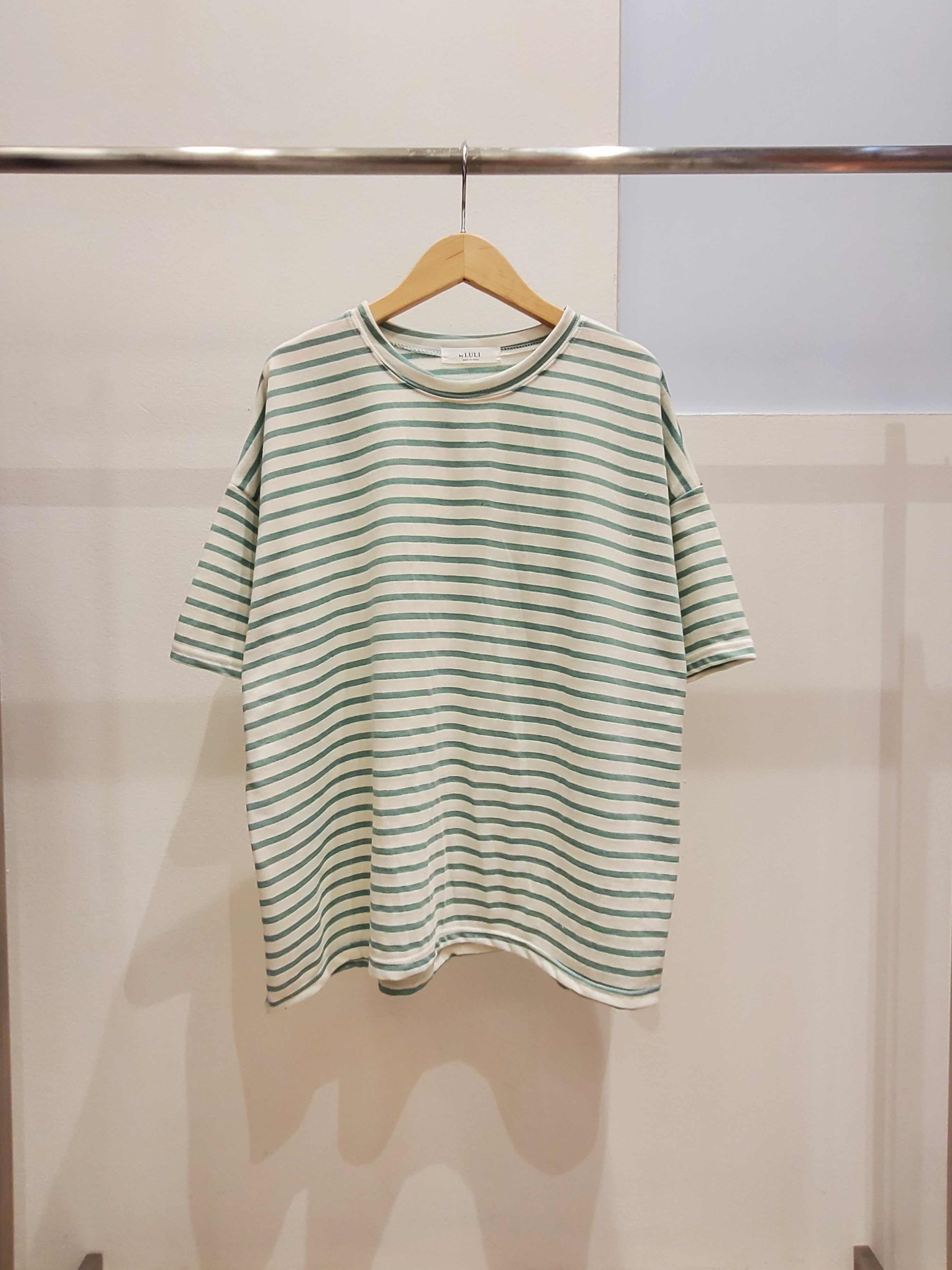 ドロップショルダーボーダー半袖Tシャツ | 詳細画像15