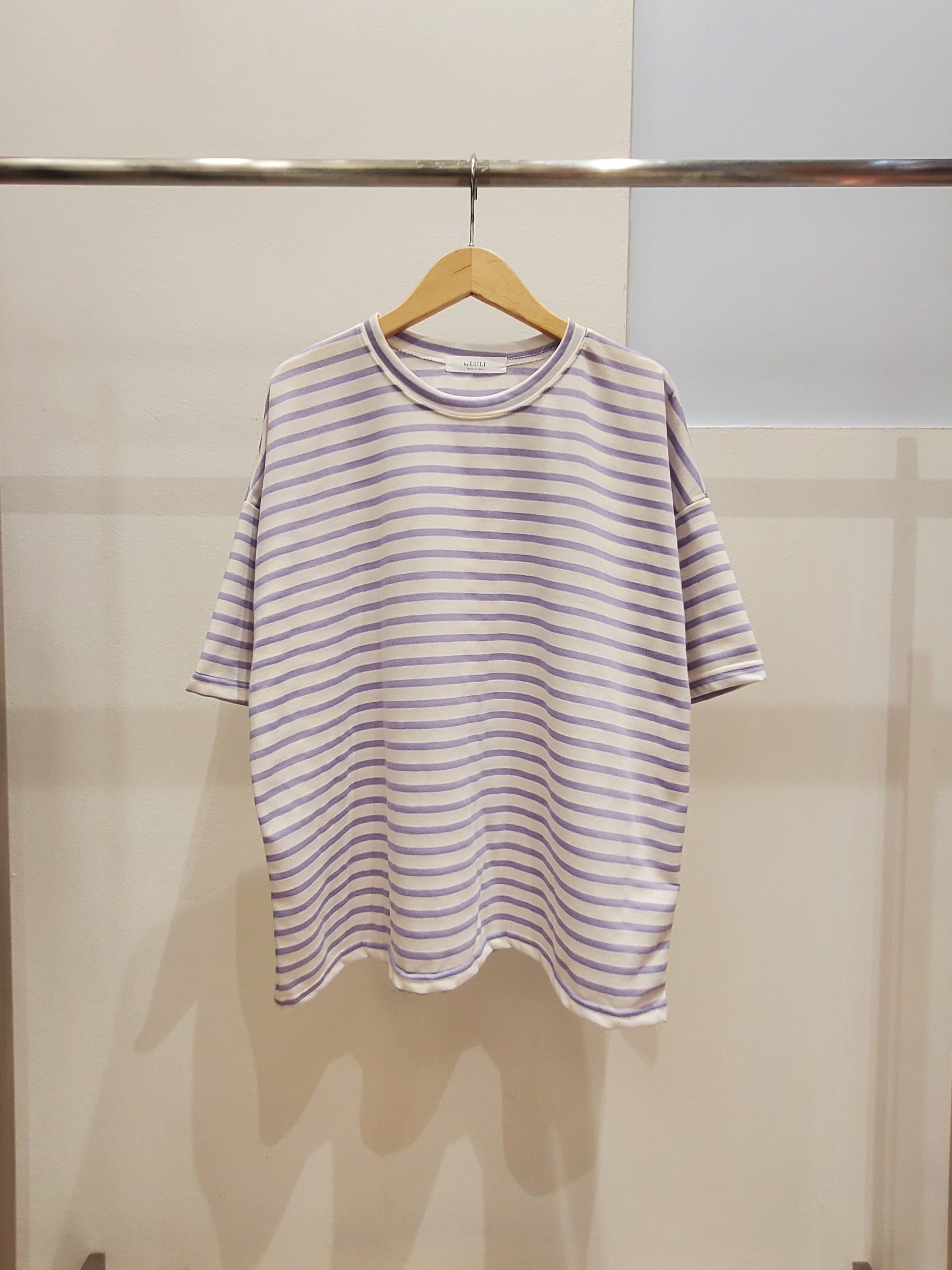 ドロップショルダーボーダー半袖Tシャツ | 詳細画像16