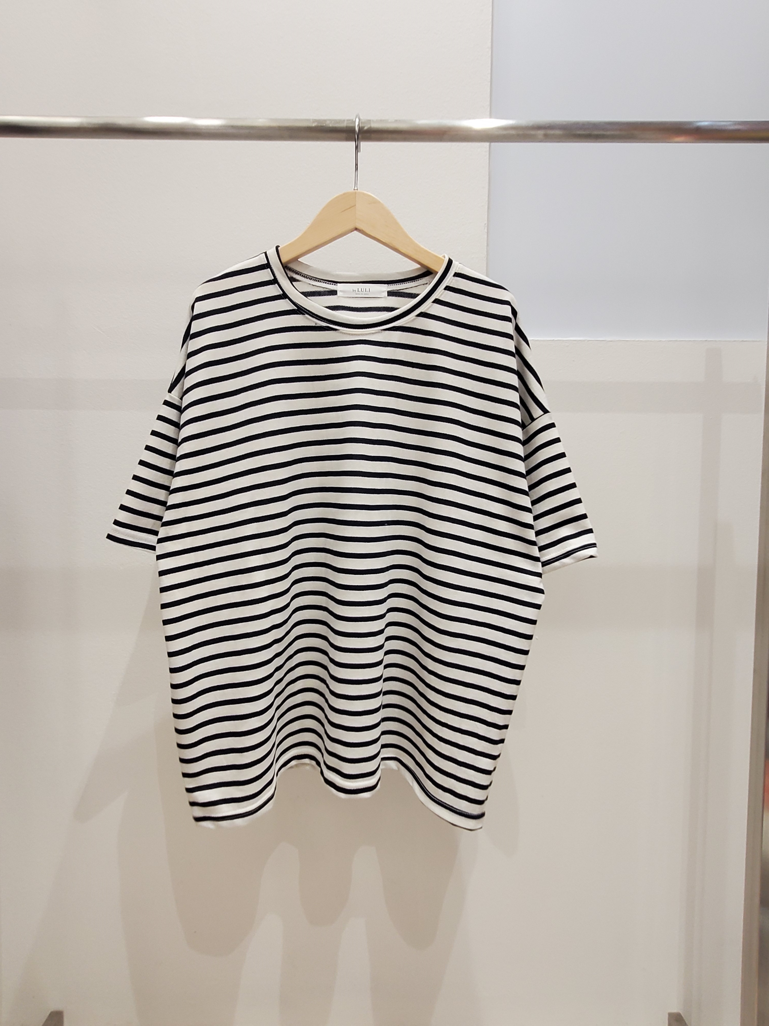 ドロップショルダーボーダー半袖Tシャツ | 詳細画像17