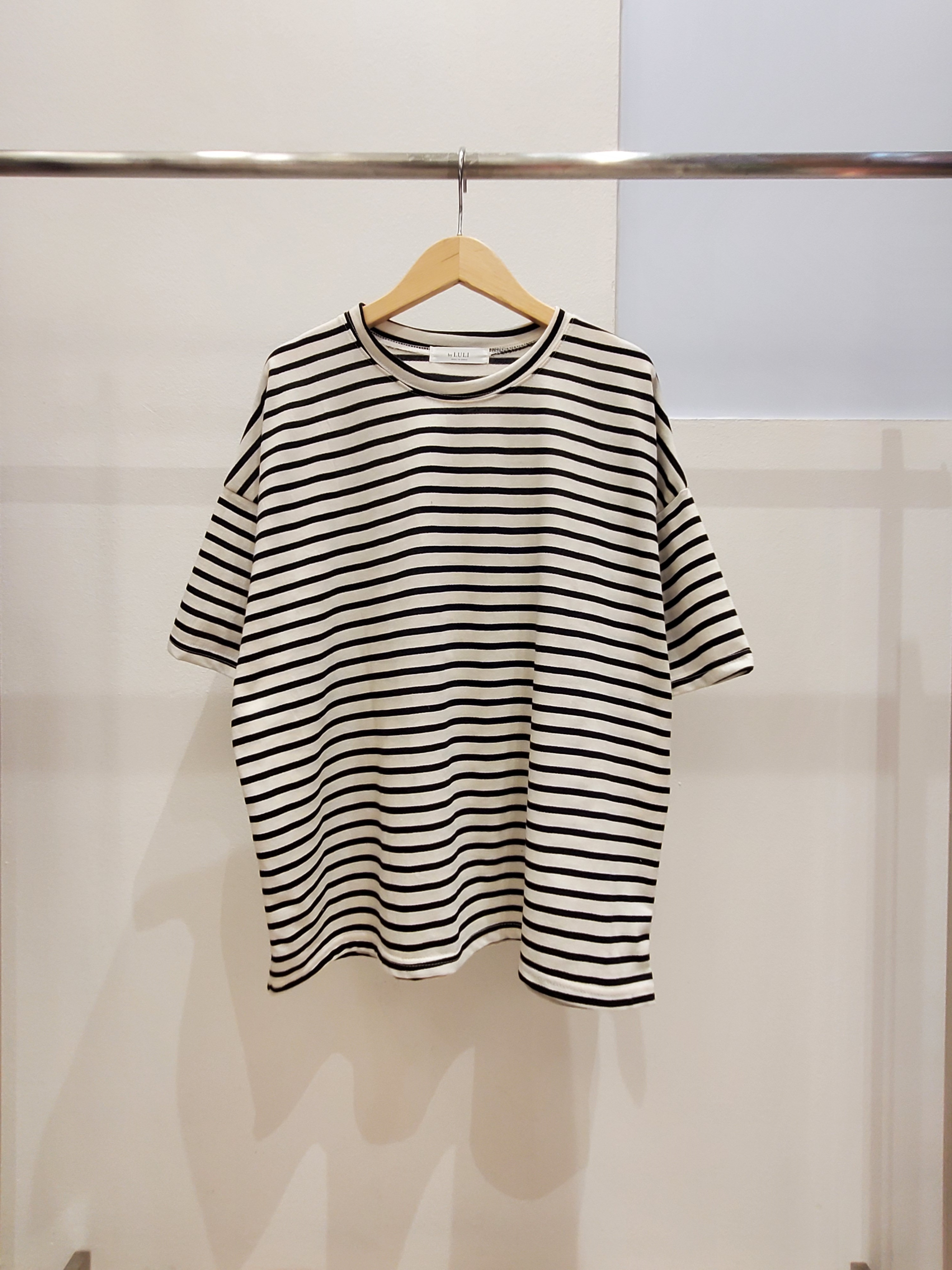 ドロップショルダーボーダー半袖Tシャツ | 詳細画像18