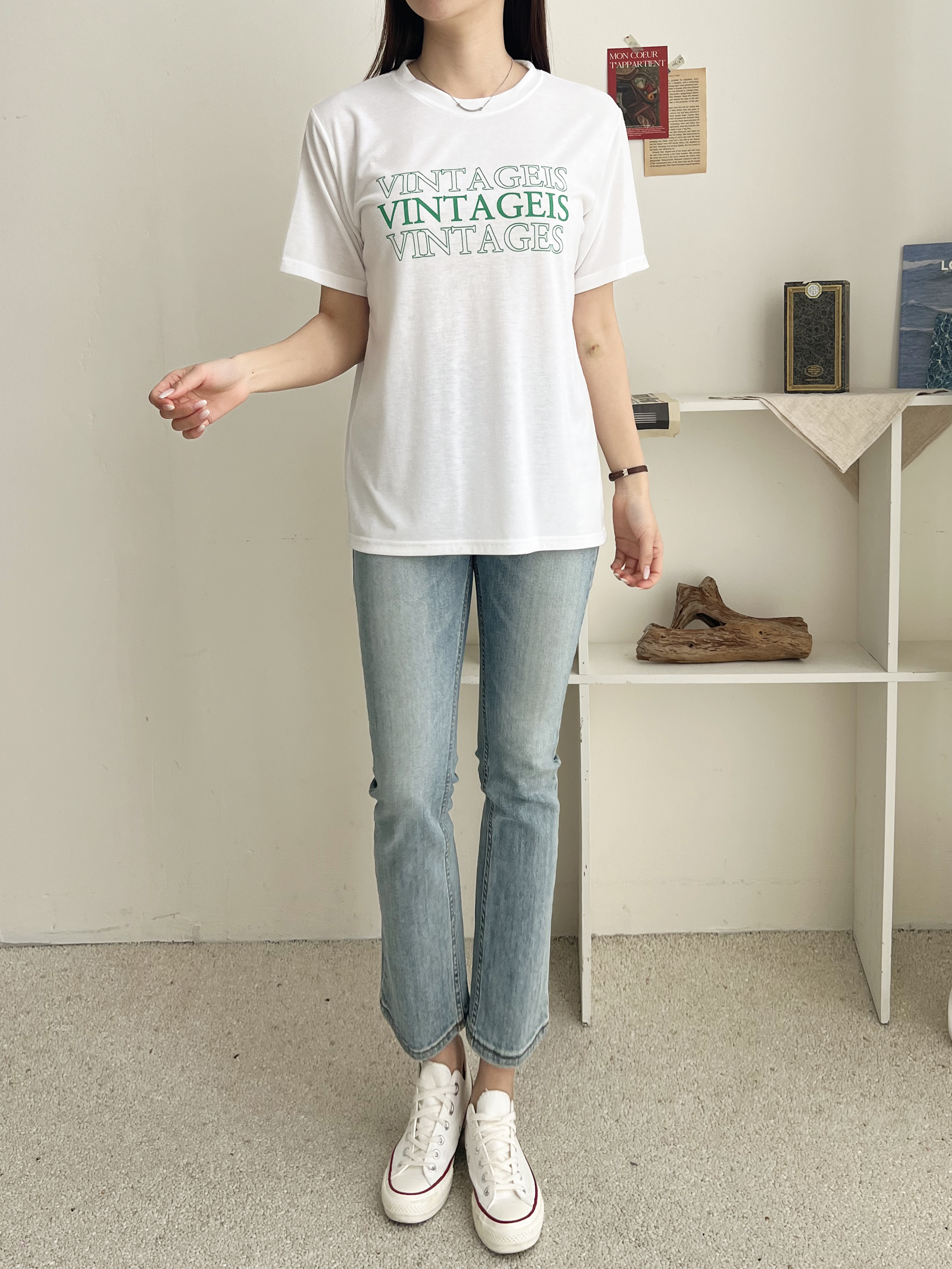 VINTA GEISプリント半袖Tシャツ | 詳細画像4