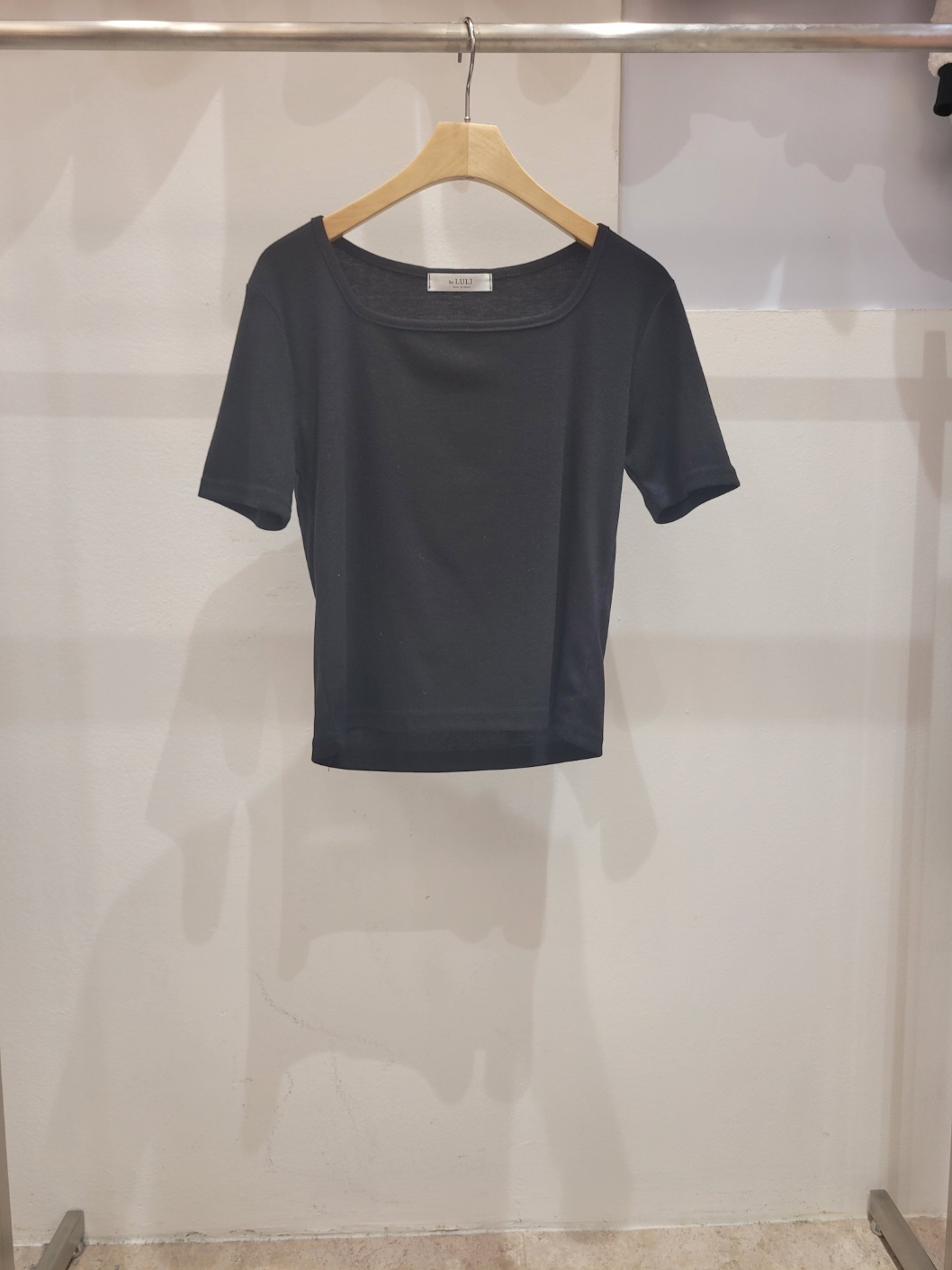 ワイドスクエアネック半袖クロップドTシャツ | 詳細画像11