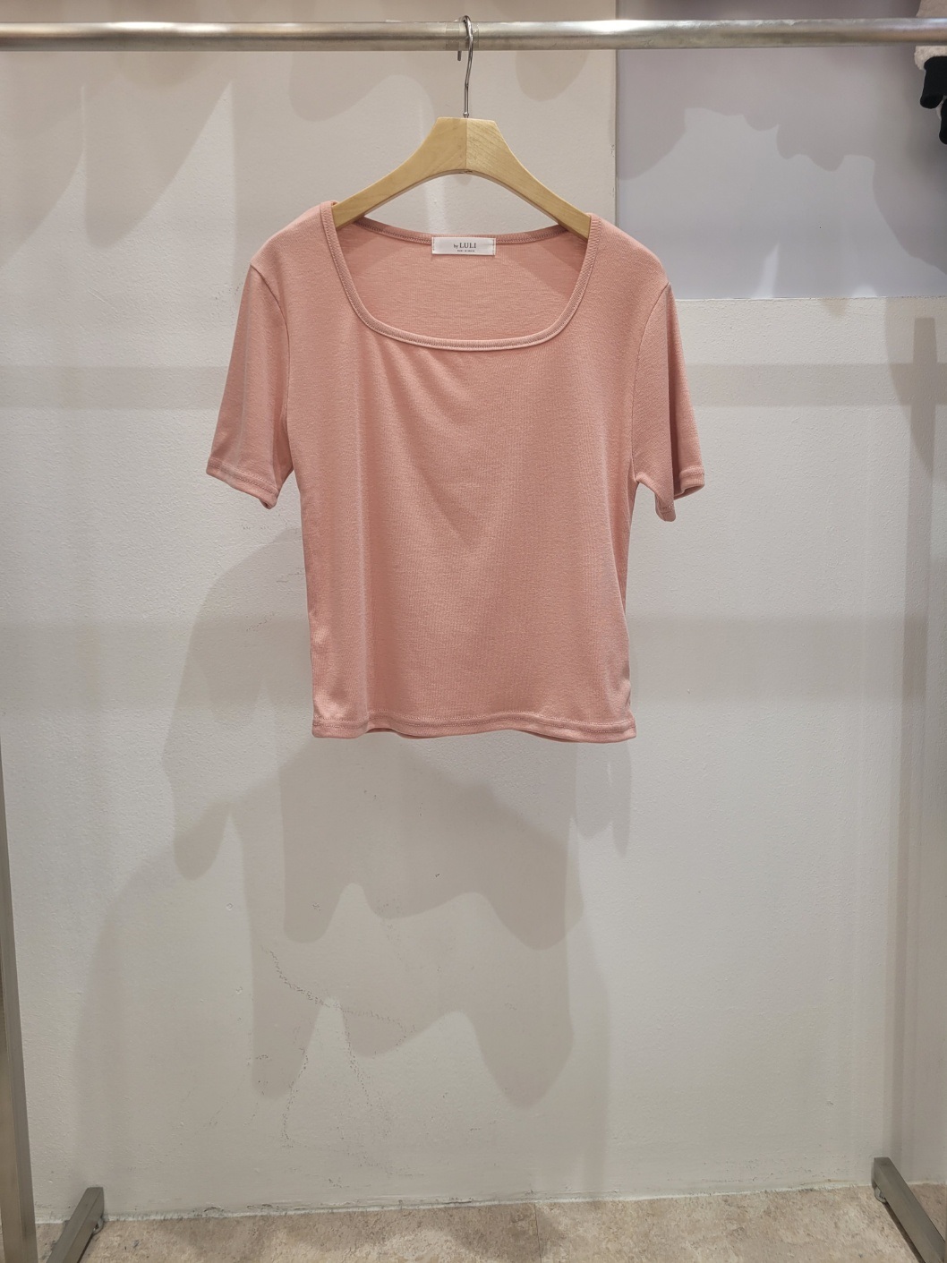 ワイドスクエアネック半袖クロップドTシャツ | 詳細画像14